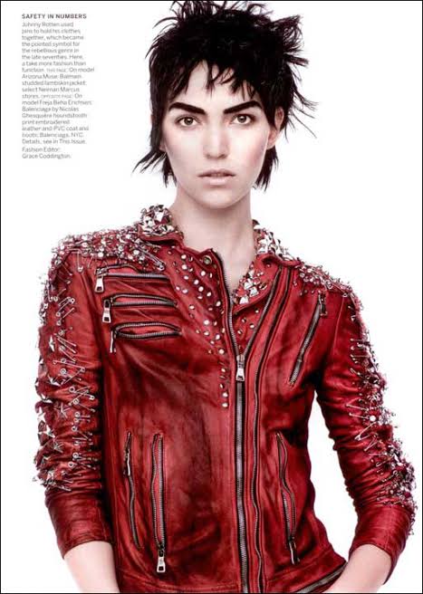 Balmain SS11 Runway Safety Pin Armored Leather Jacket