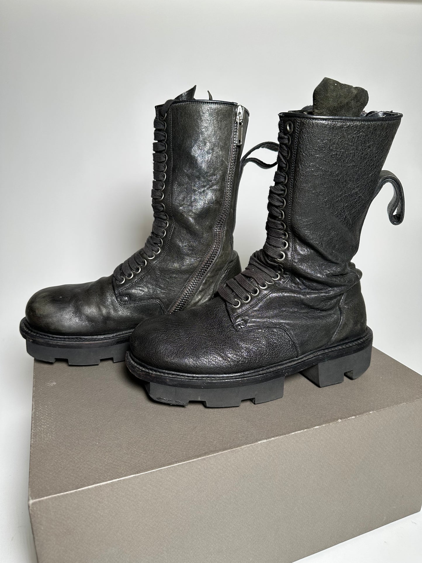 Rick Owens SS20 Megatooth Army Boots