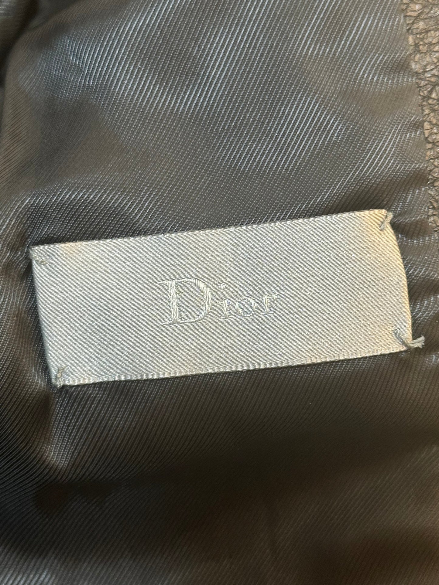 Dior Homme AW06 Blistered 4 Pocket Leather Jacket