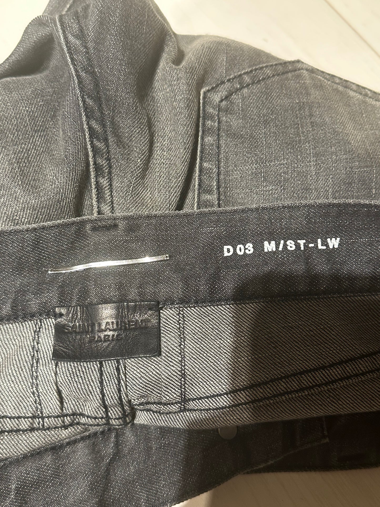 Saint Laurent Paris SS13 D03 Slim Straight Fit Denim