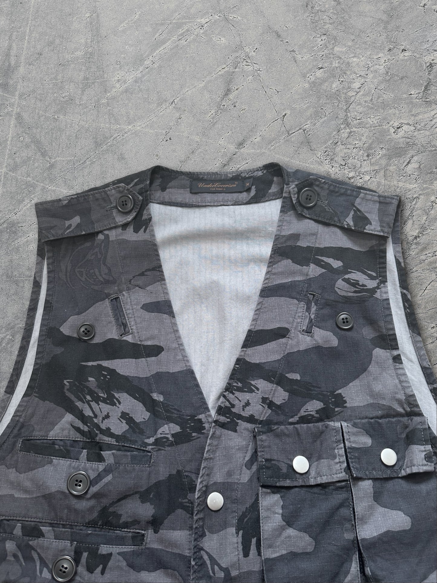 Undercover AW03 Osama Camo Utility Vest