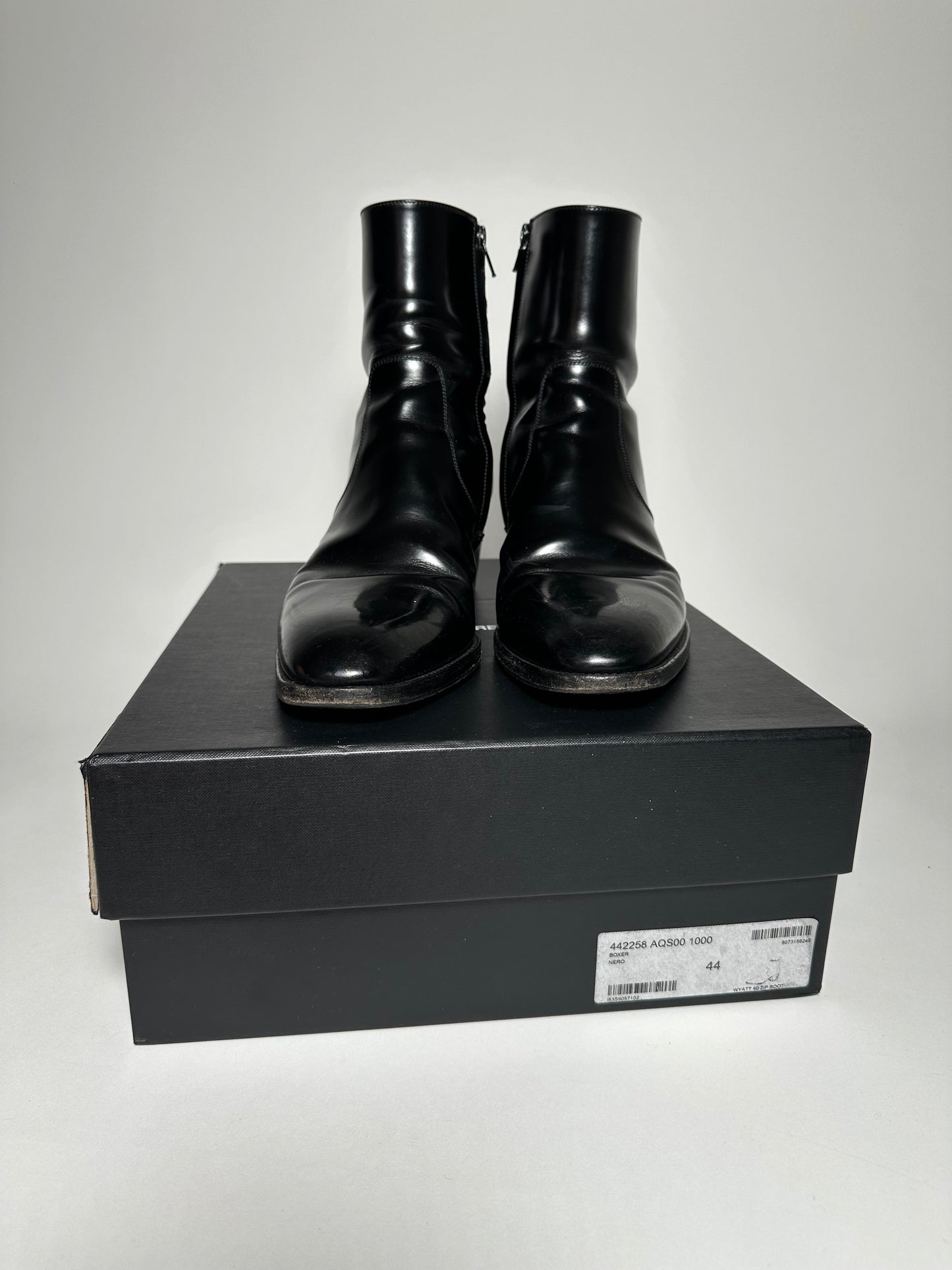 Saint Laurent Paris 60MM Zip Wyatt Boots