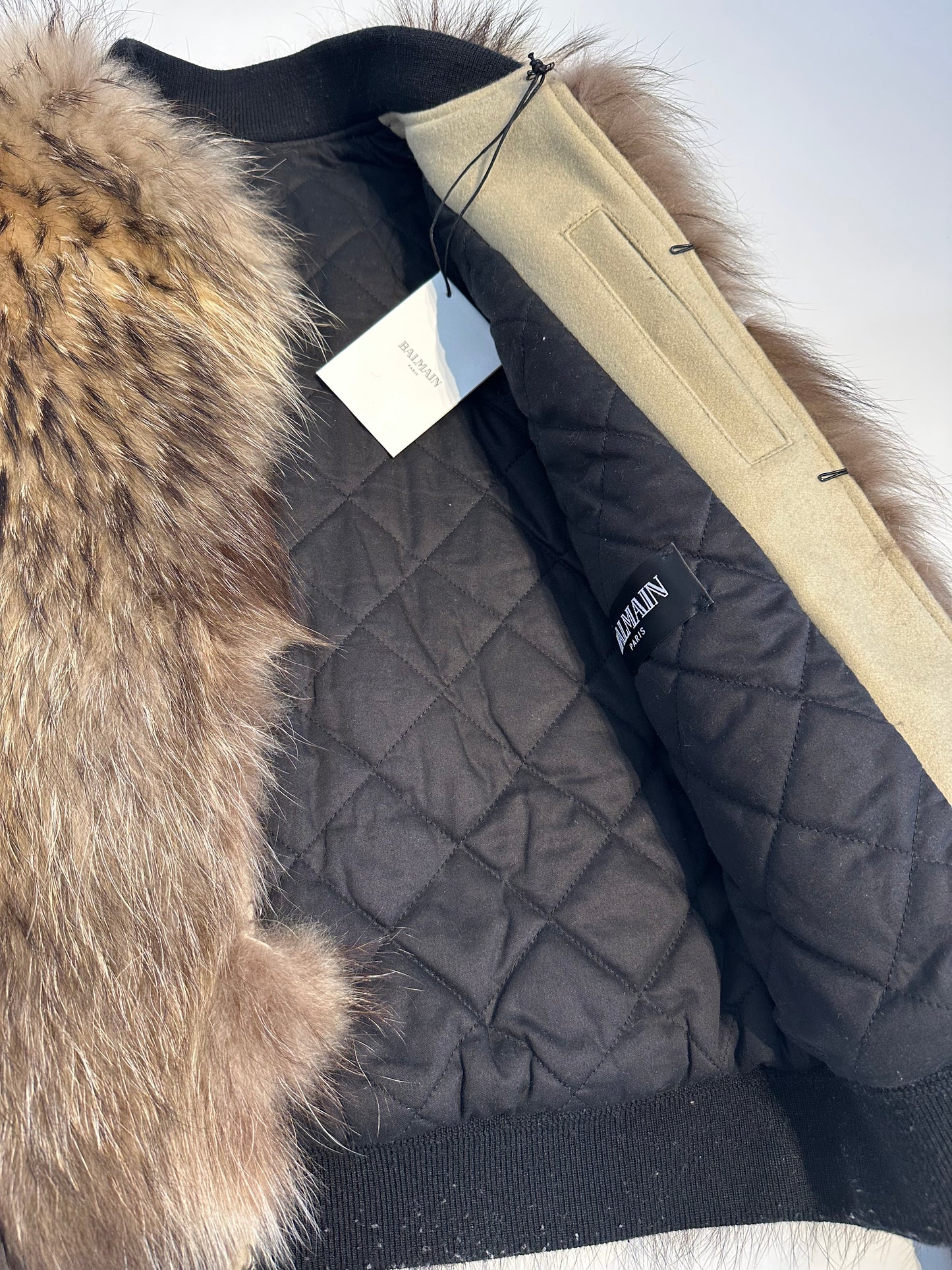 GRAIL Balmain AW11 Fur Bomber