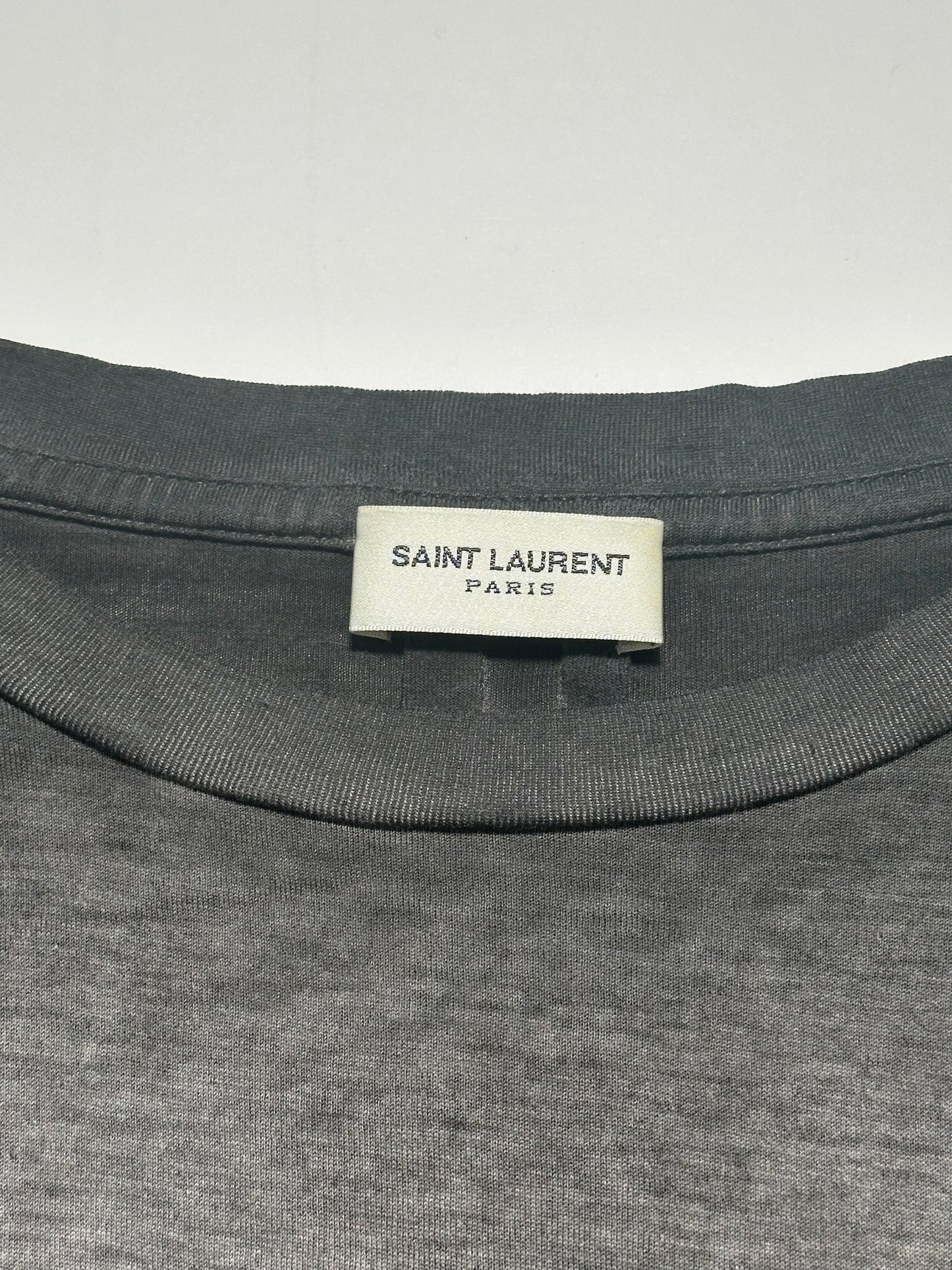 Saint Laurent SS15 Faded Pocket Tee