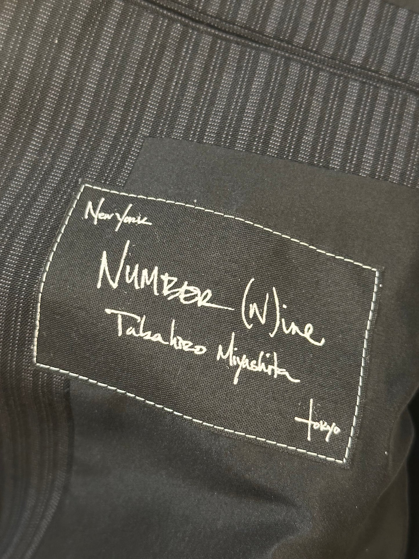 Number (N)ine AW05 THS Runway Pinstripe Blazer