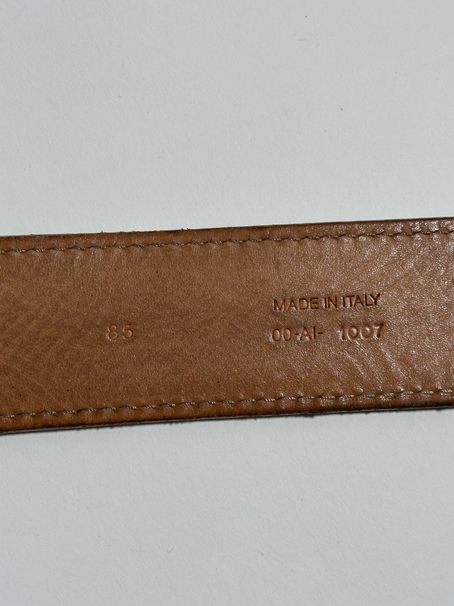 Dior Homme Suede D Point Belt