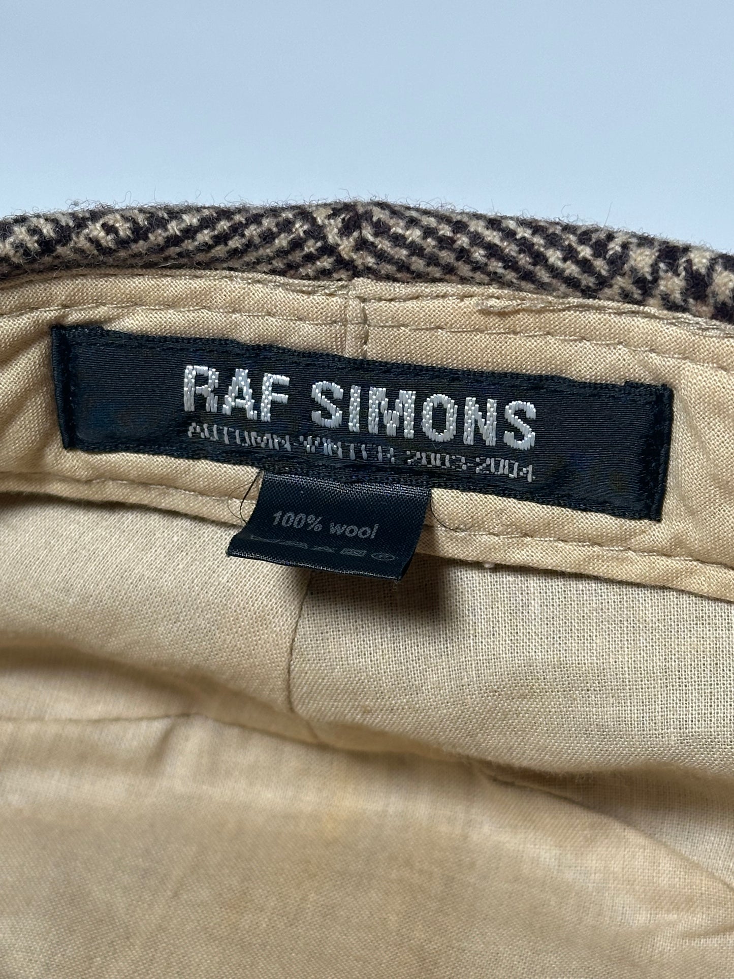 Raf Simons AW03 Newspaper Hat