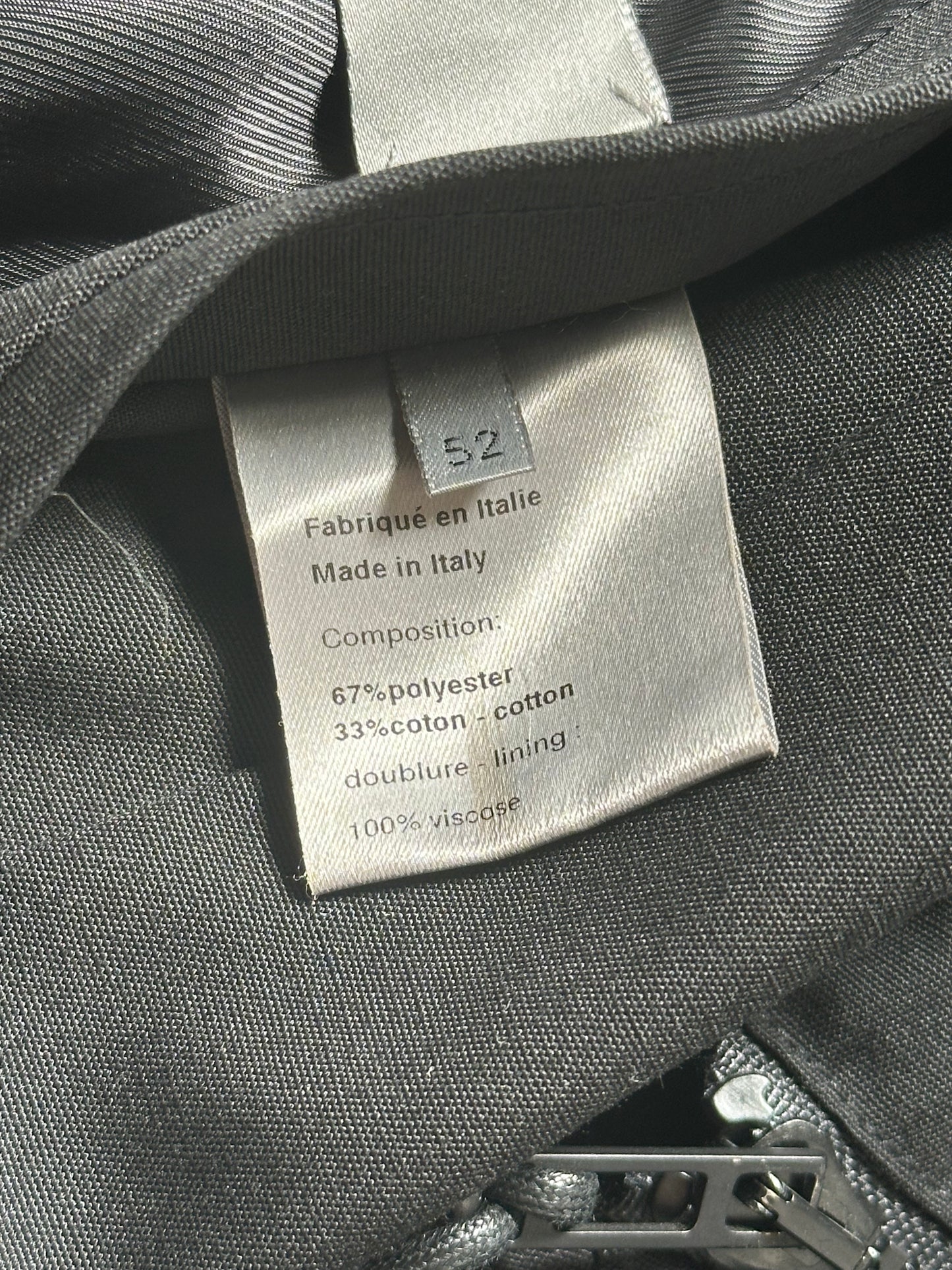 Dior Homme SS04 Strip Laced Convertible Military Jacket