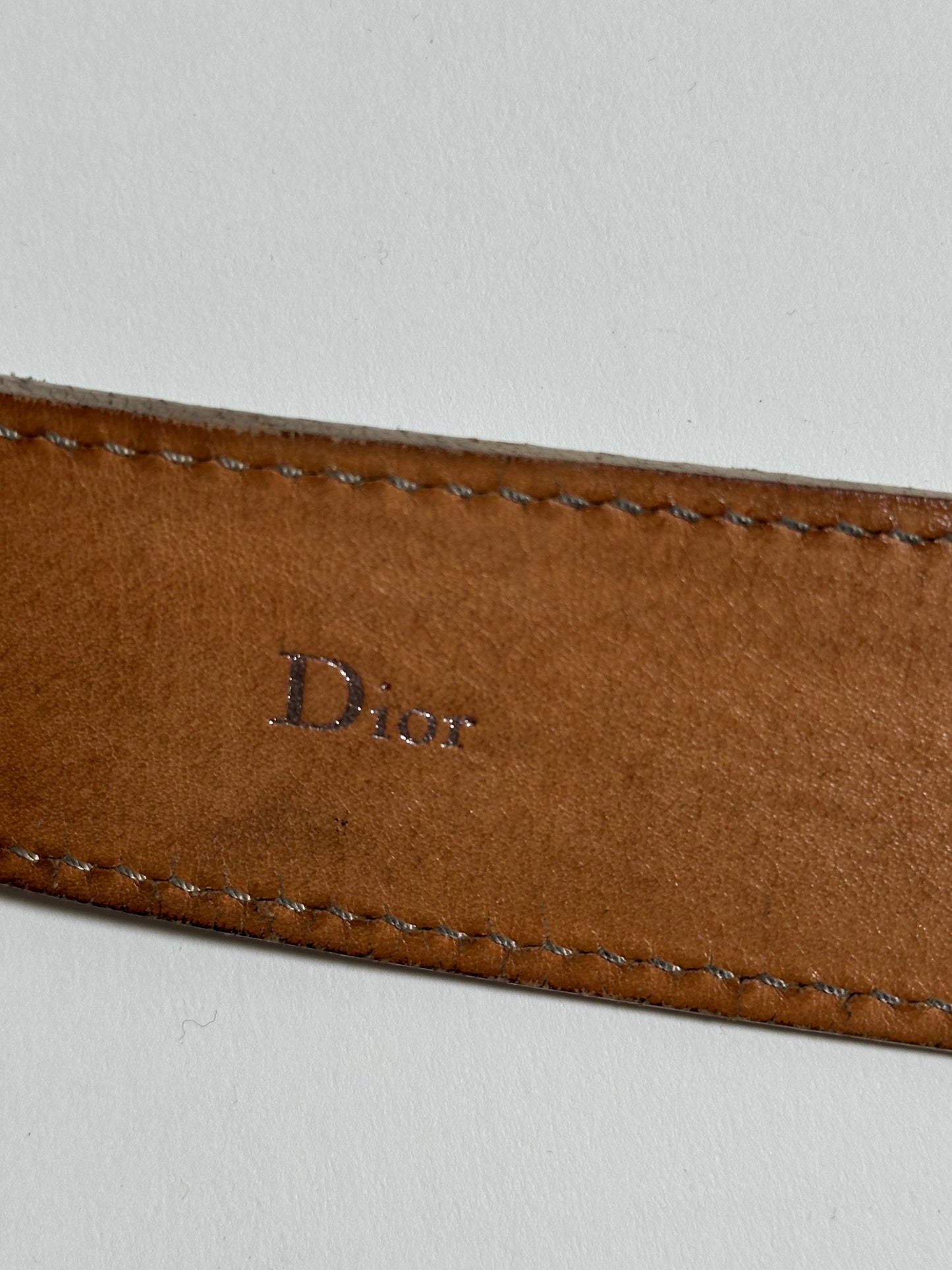 Dior Homme Suede D Point Belt