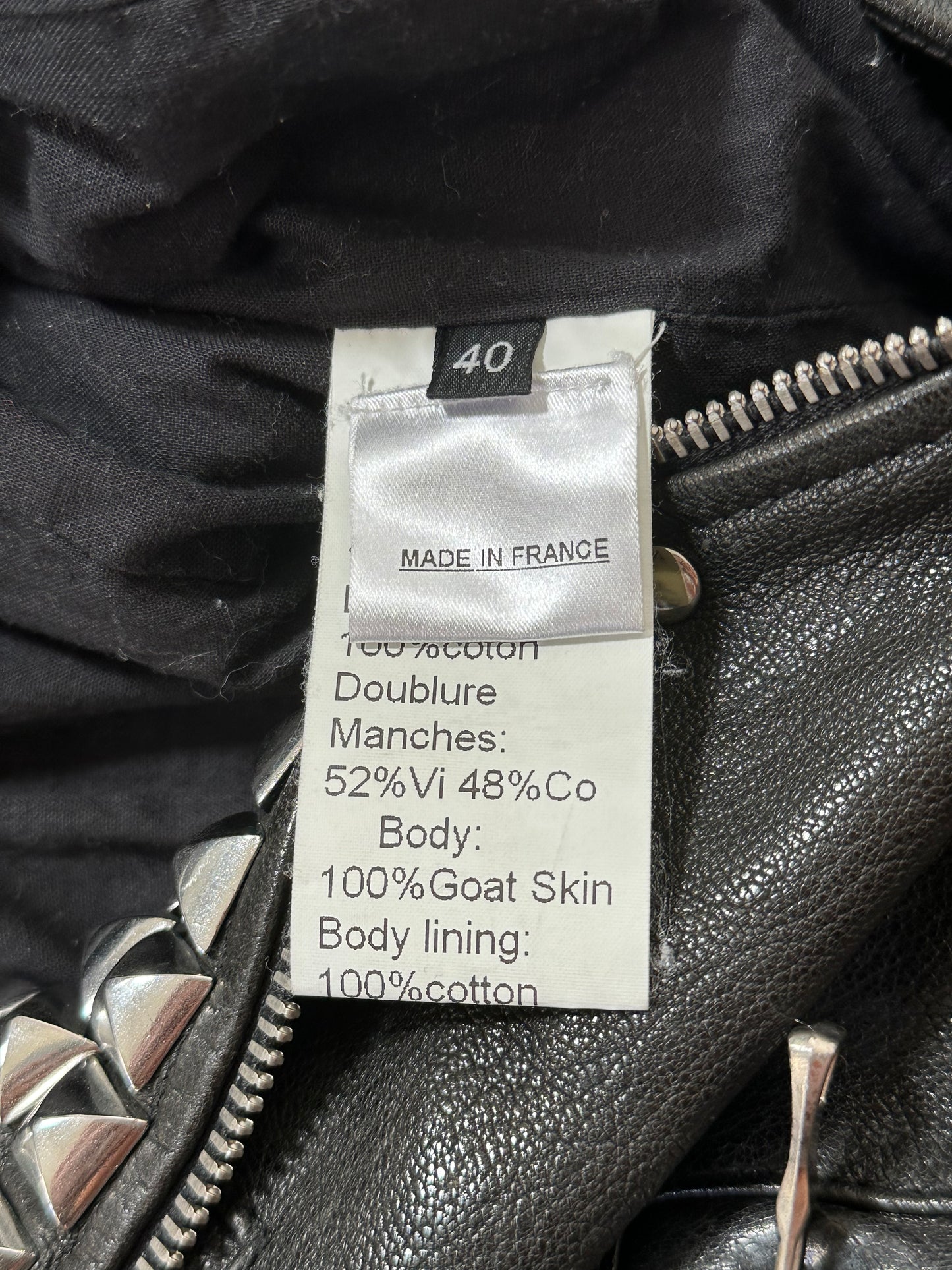 Balmain SS11 Runway Red Sleeve Leather Jacket