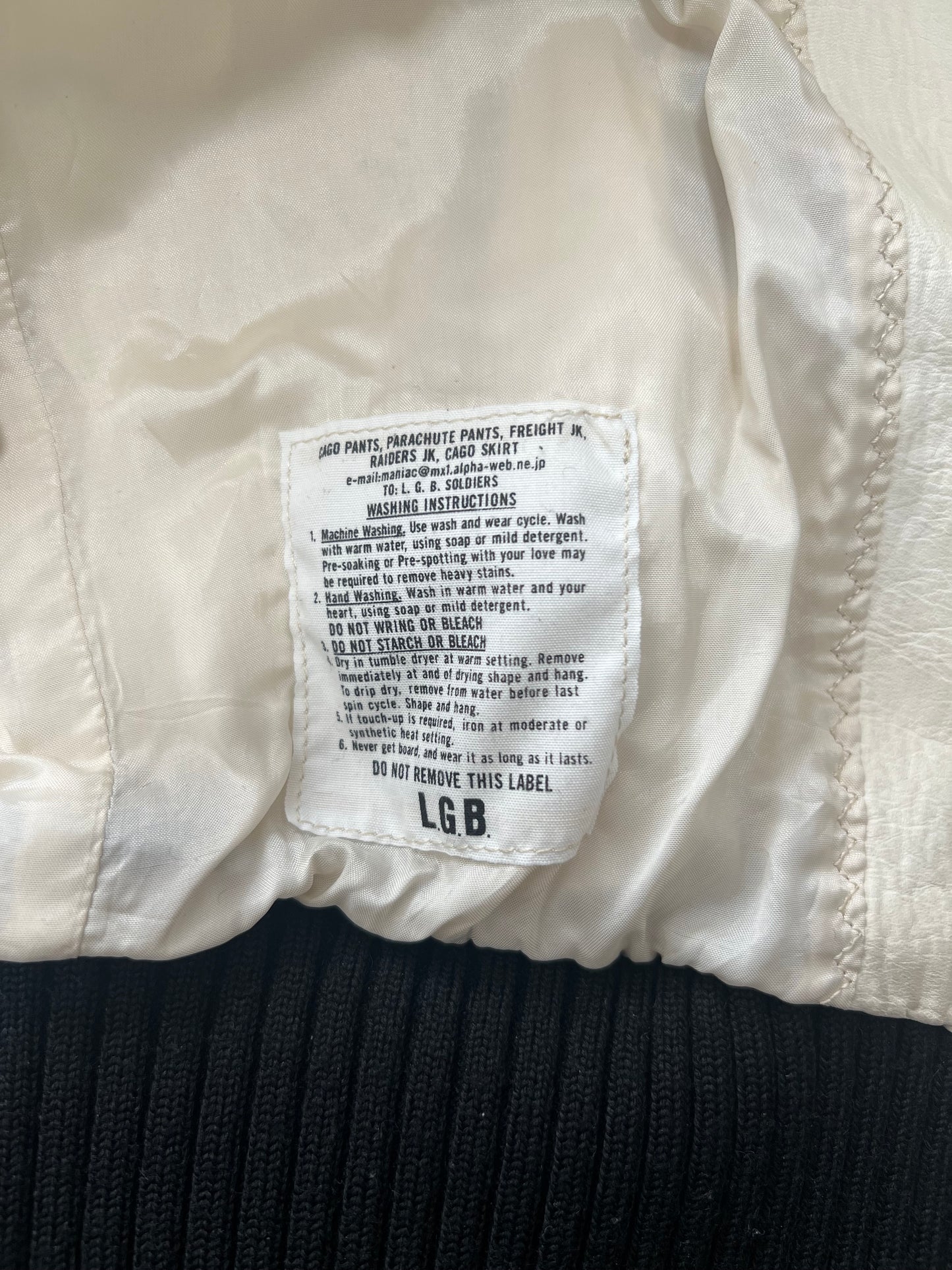 L.G.B Leather Bat Riders Jacket