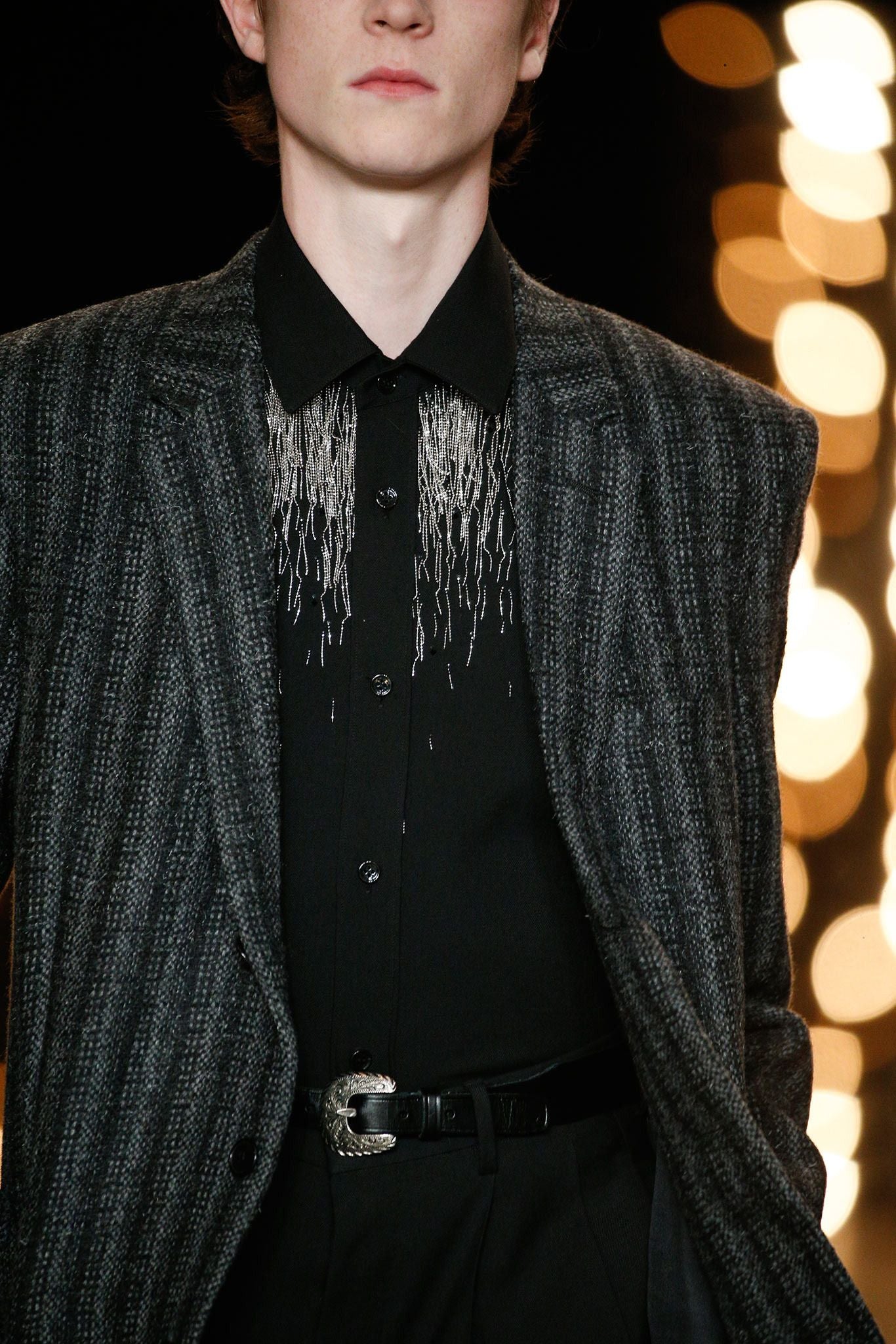 Saint Laurent Paris FW14 Runway Western Belt