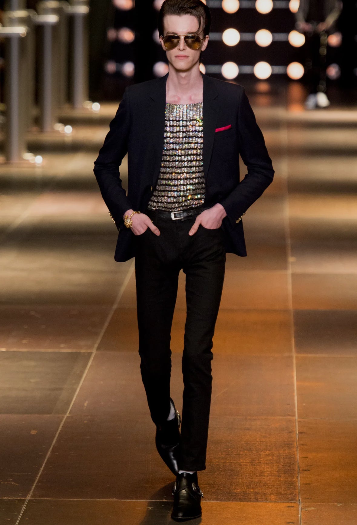 Saint Laurent Paris SS14 Runway Belt