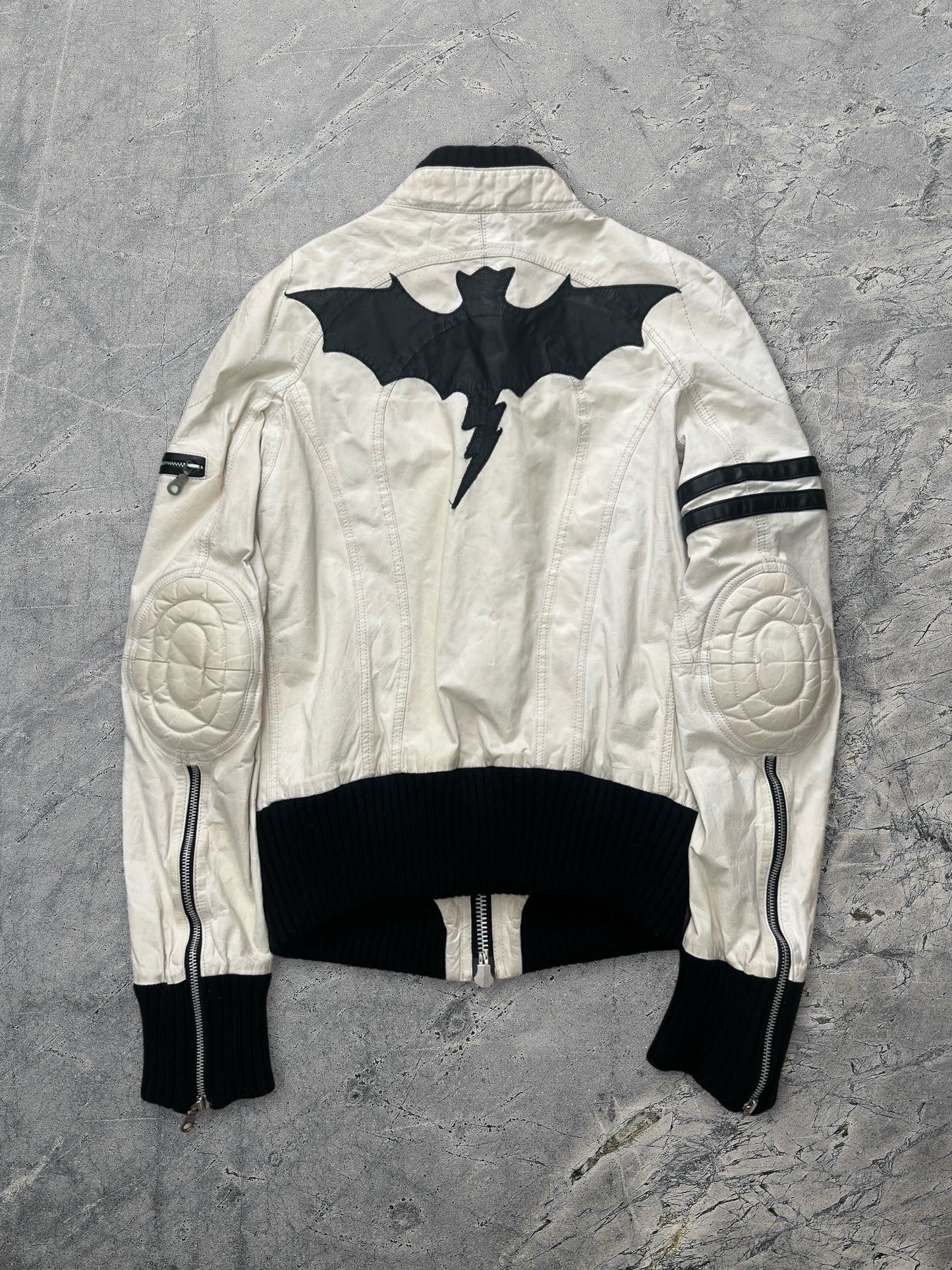 L.G.B Leather Bat Riders Jacket