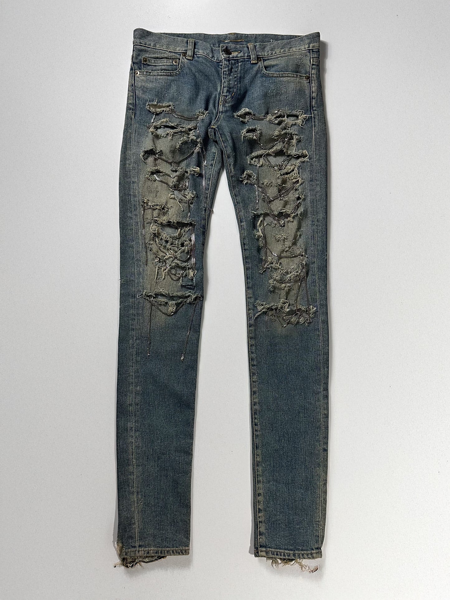 Saint Laurent Paris FW13 Chain Denim