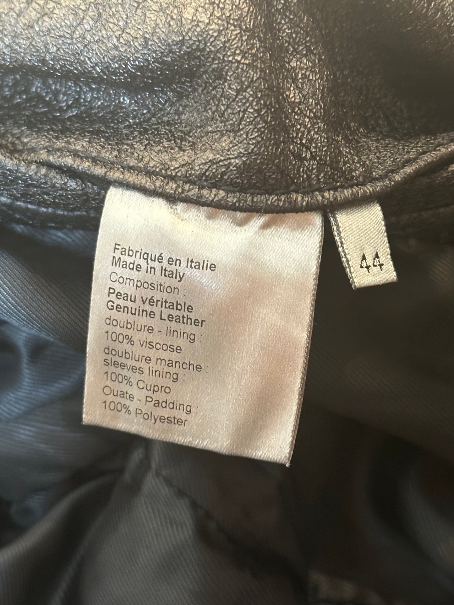 Dior Homme AW06 Blistered 4 Pocket Leather Jacket