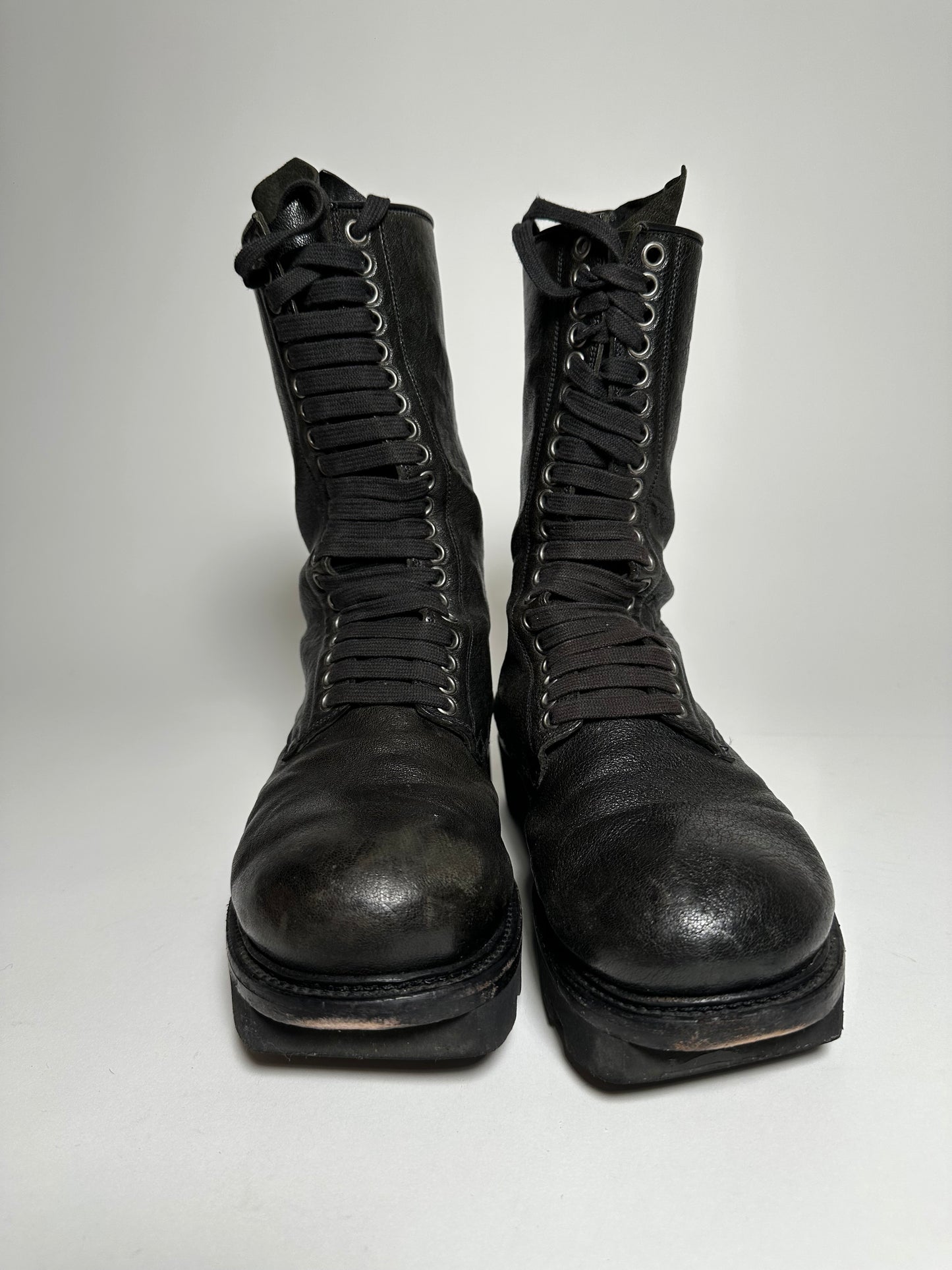 Rick Owens SS20 Megatooth Army Boots