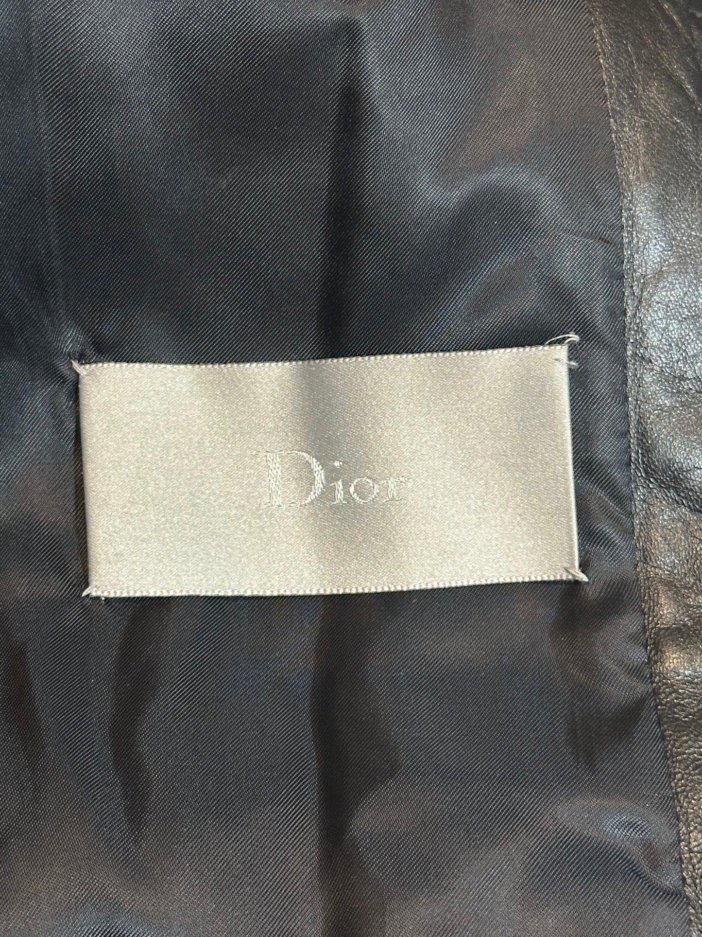Dior Homme SS03 Moto Biker Leather Jacket