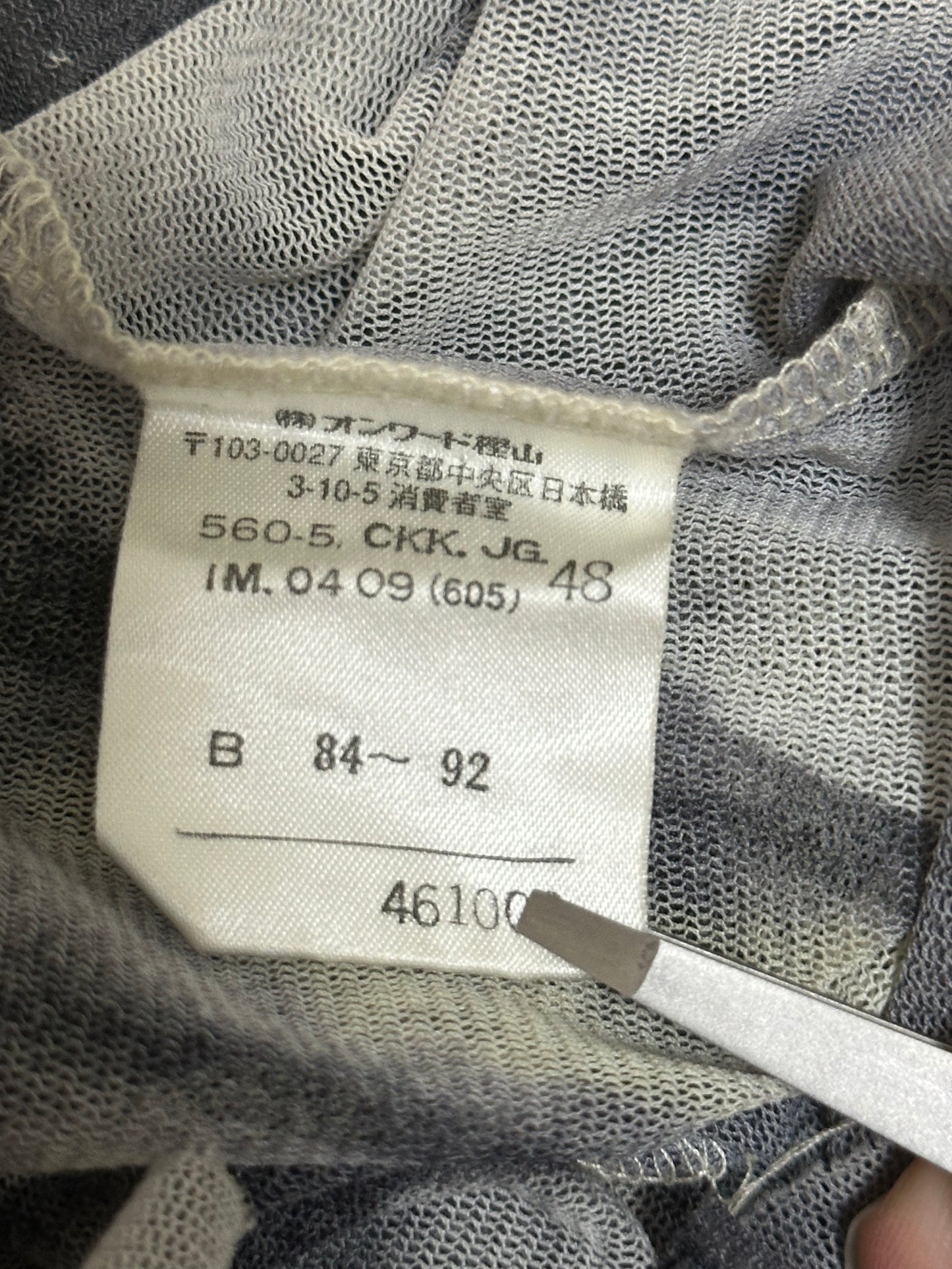 Jean Paul Gaultier SS01 Satan Mesh Shirt