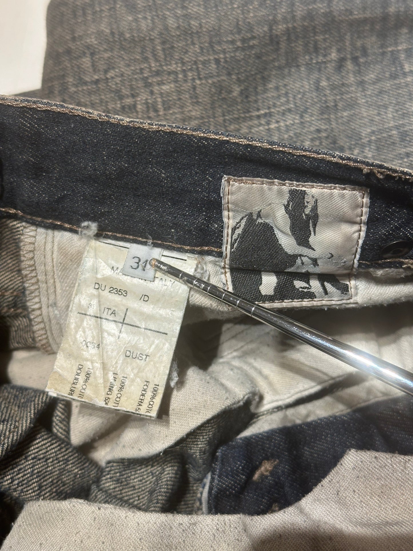 Rick Owens Drksdhw Dust Denim