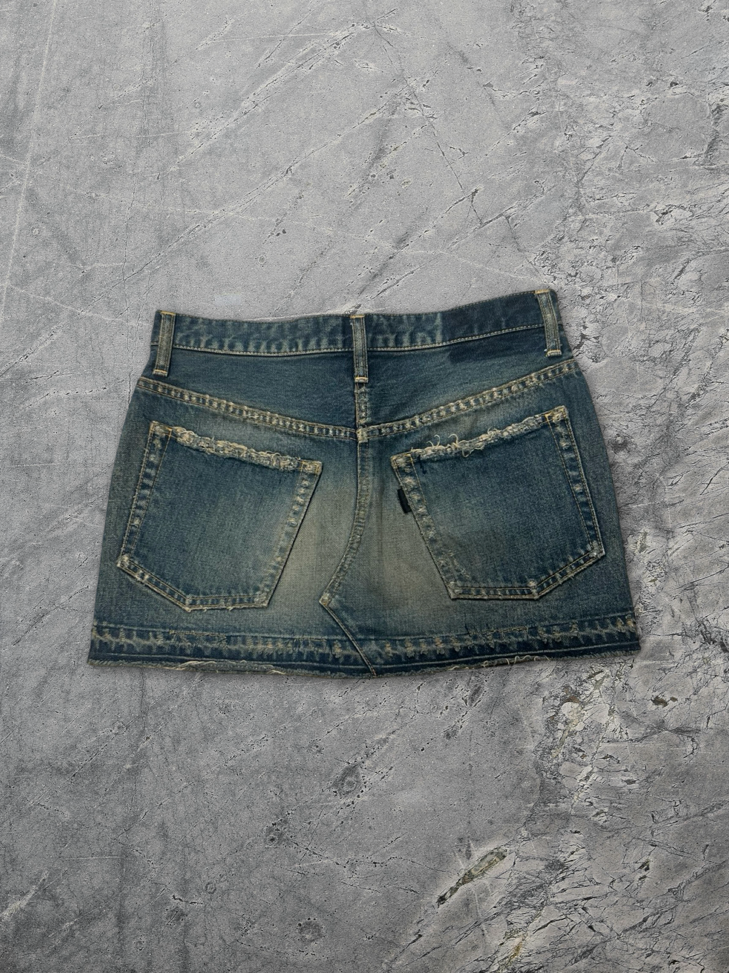 Undercover AW09 Apple Patch Denim Skirt