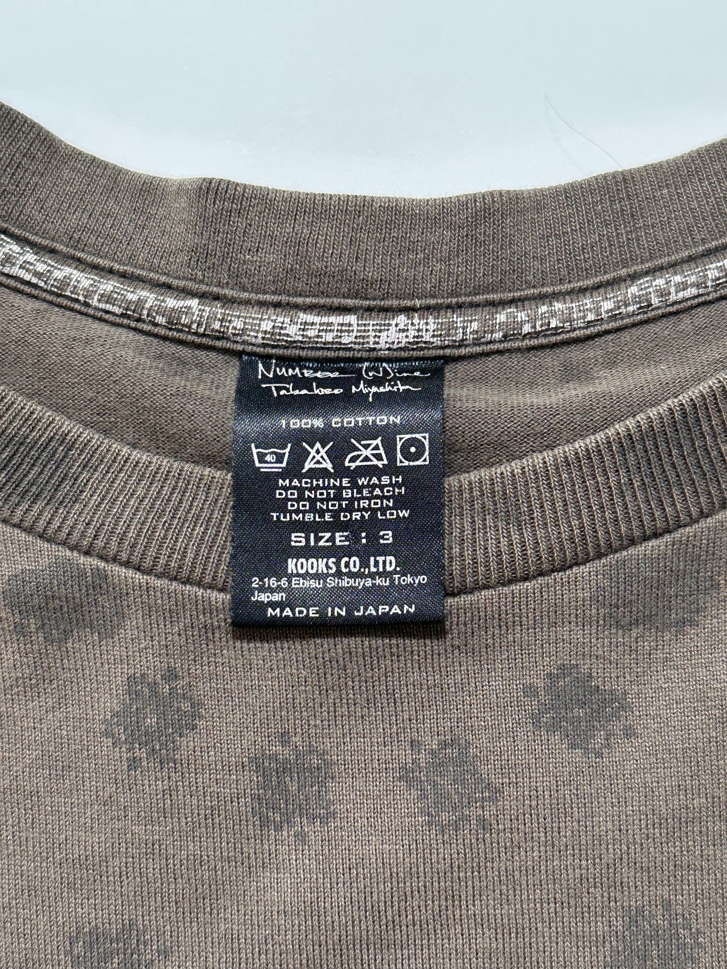 Number (N)ine SS07 Skull Tee