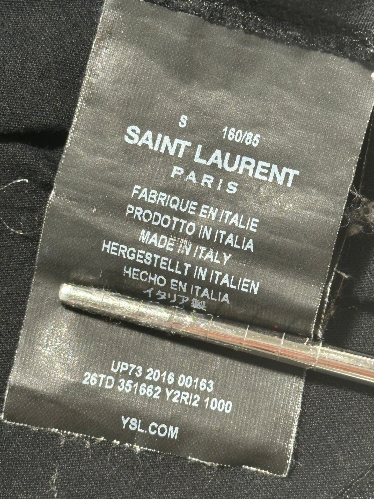 Saint Laurent Paris SS16 Blood Luster Shirt