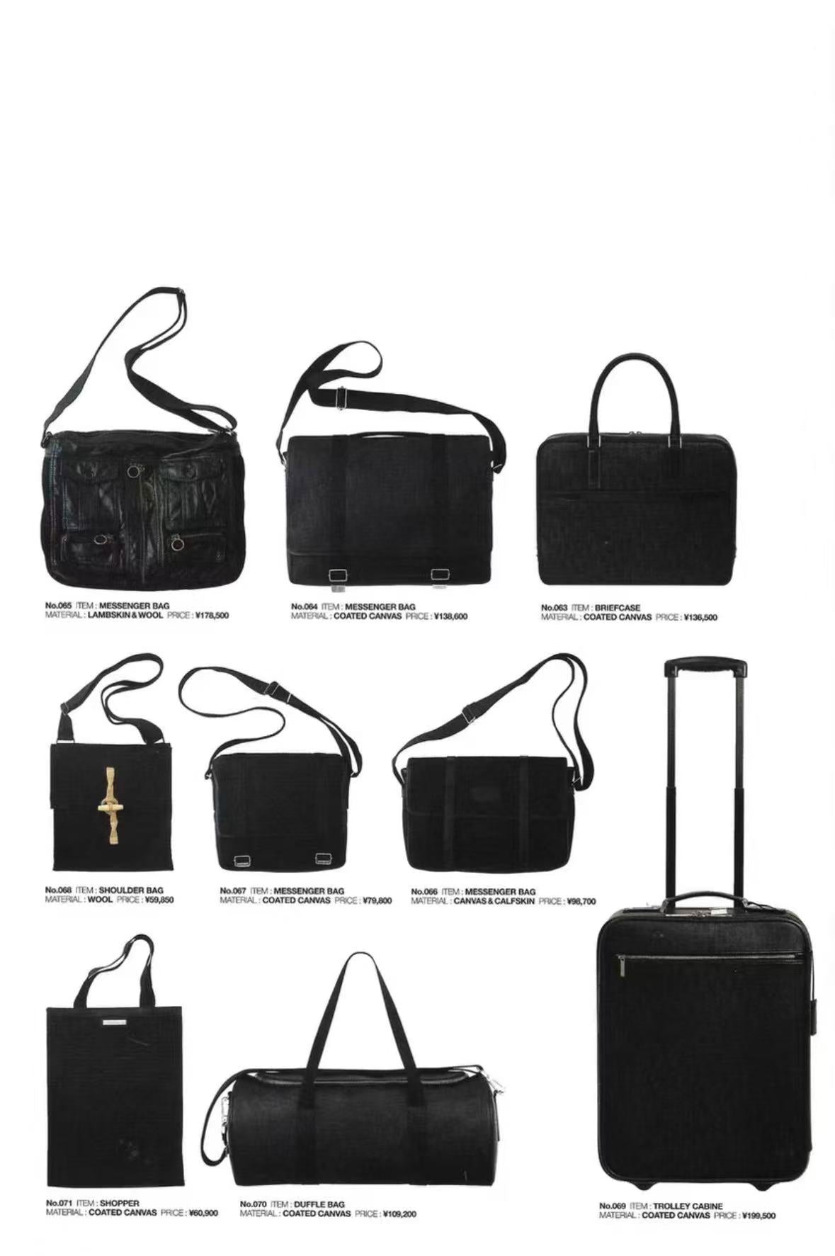 Dior Homme AW06 Coated 2Way Messenger Bag