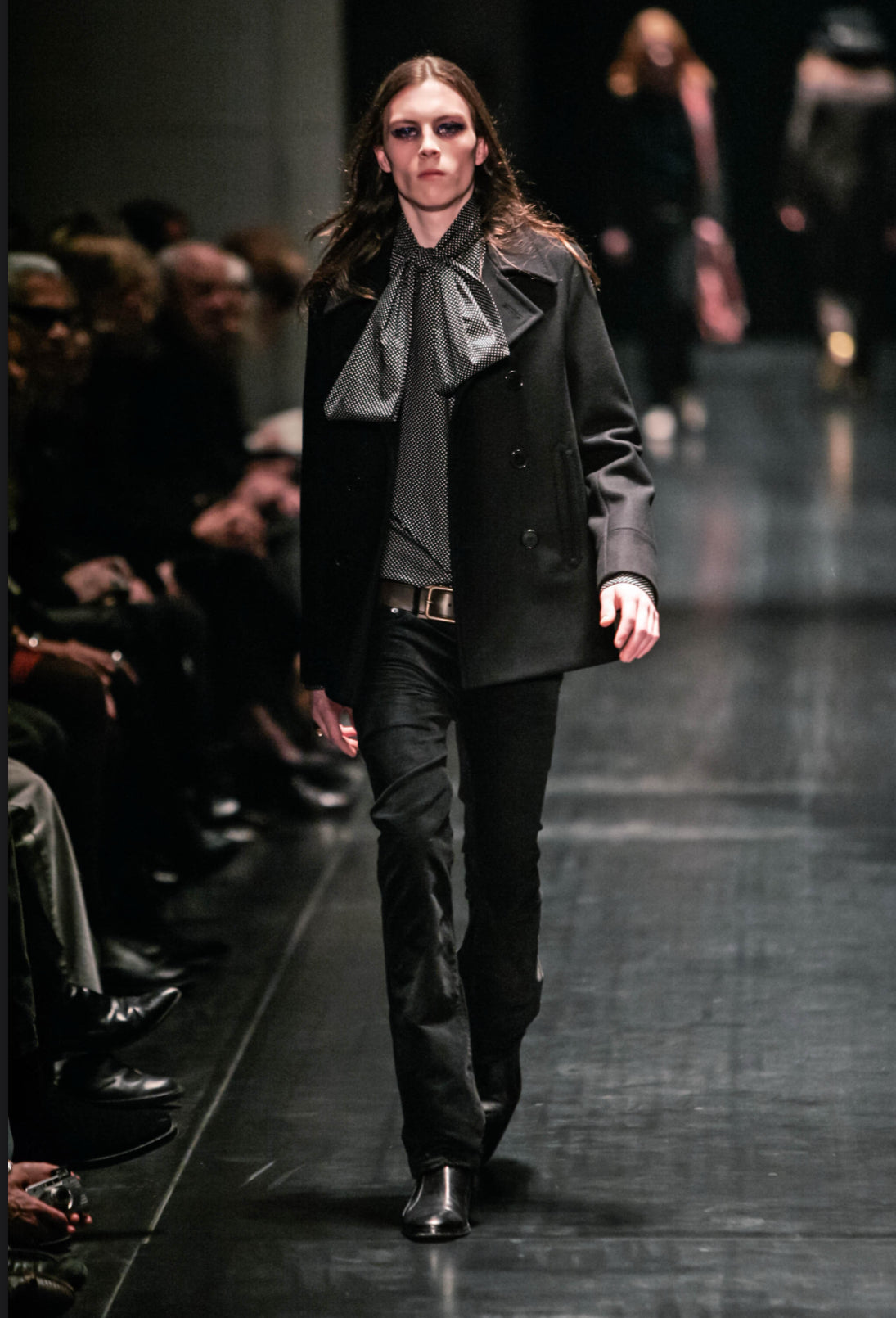 Dior Homme AW05 Runway Velvet Flare Pants