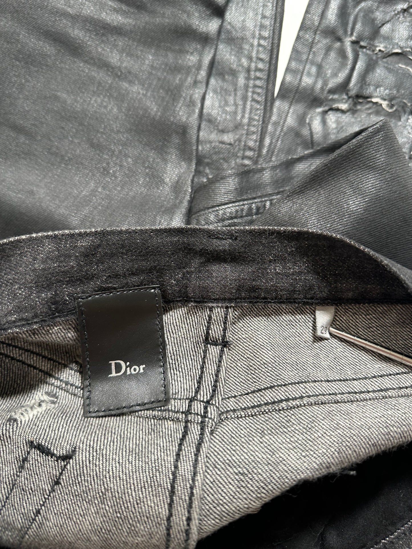Dior Homme SS04 Strip Denim