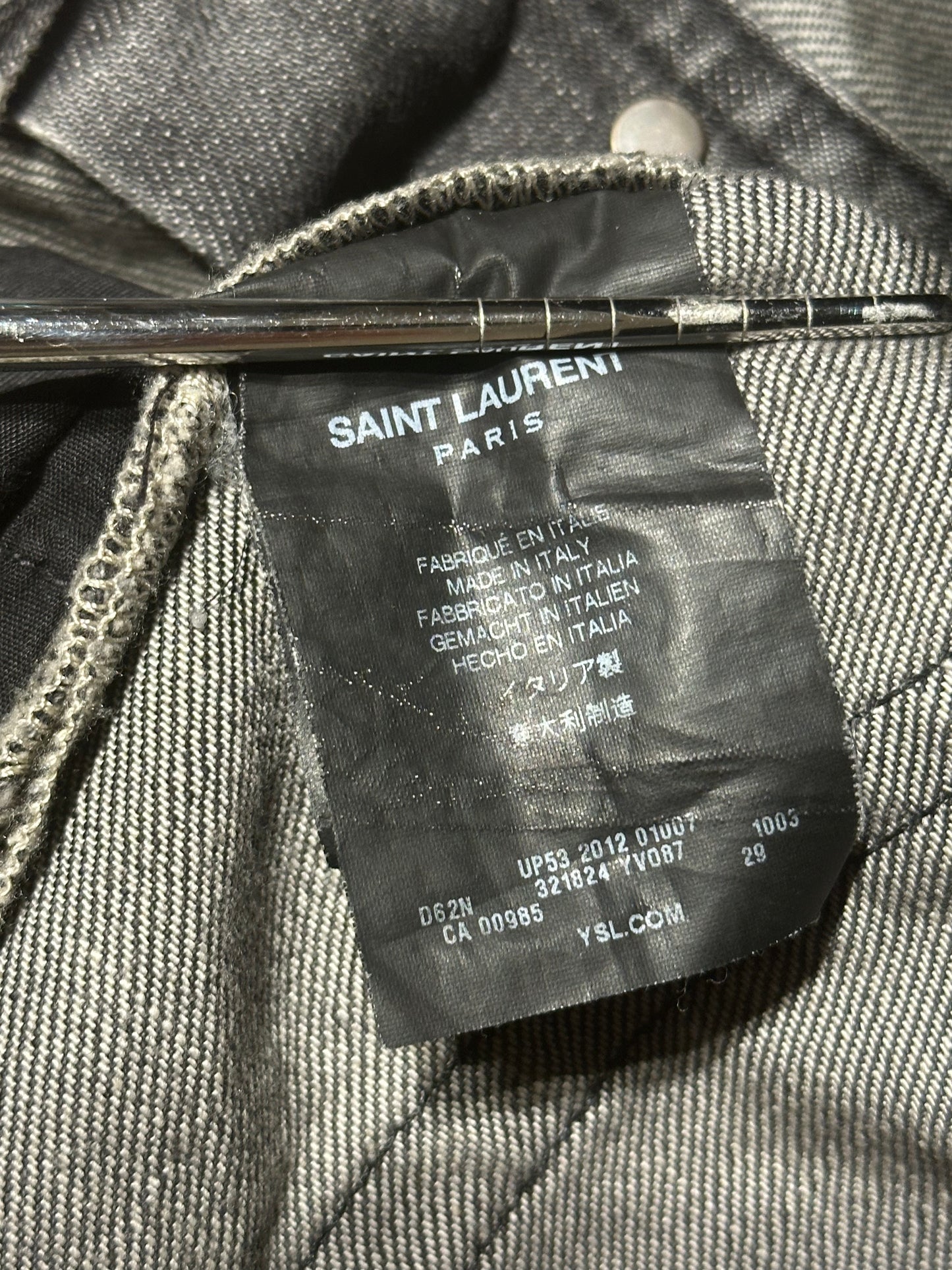 Saint Laurent Paris SS13 D03 Slim Straight Fit Denim