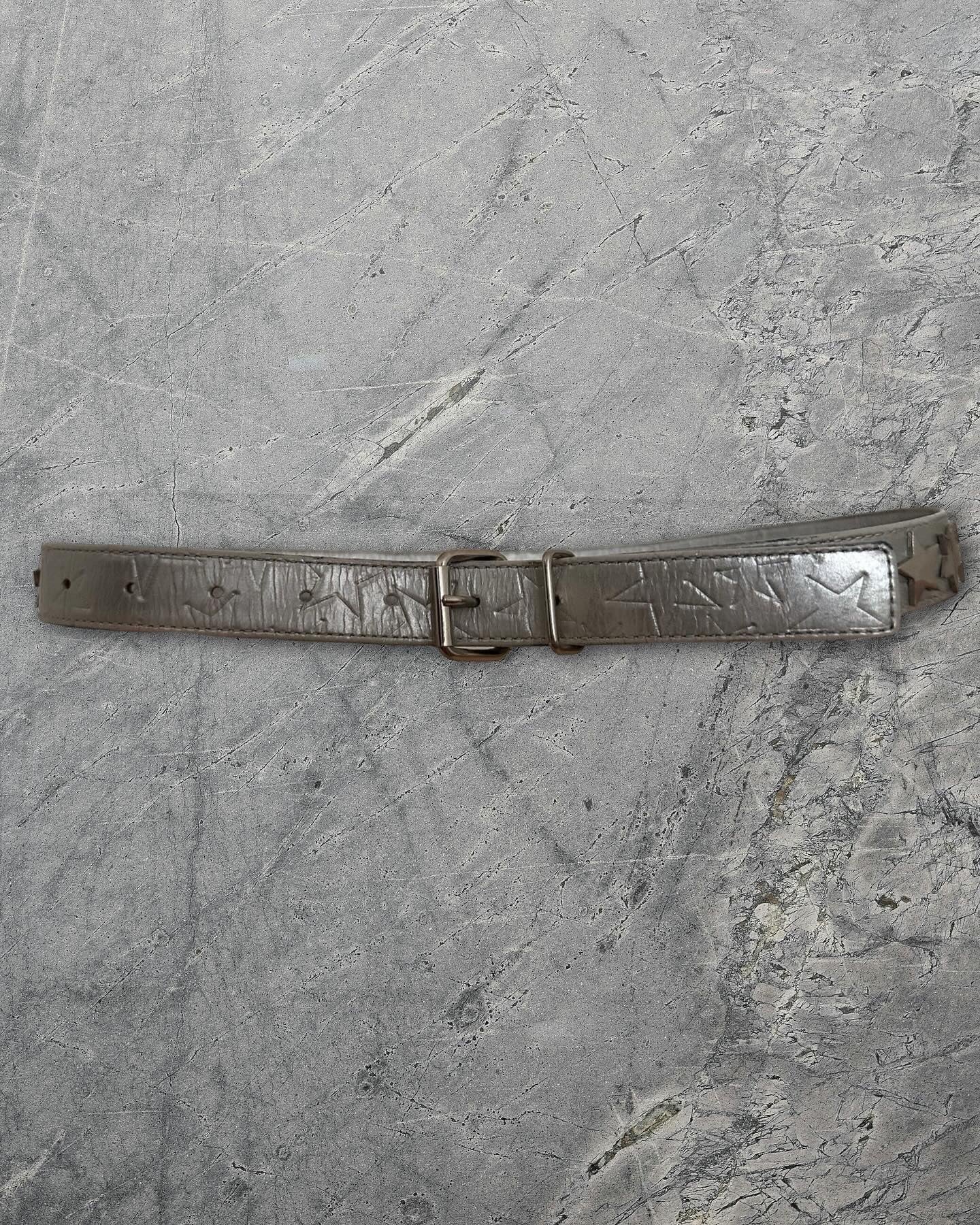 Undercover AW2000 Melting Pot Stars Studded Belt