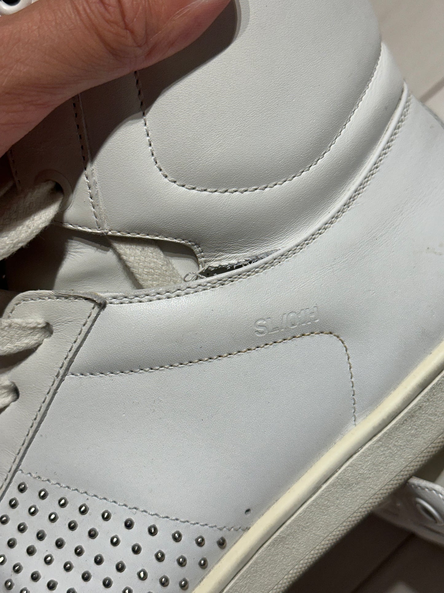 Saint Laurent Paris SS13 Studded High Top Sneakers