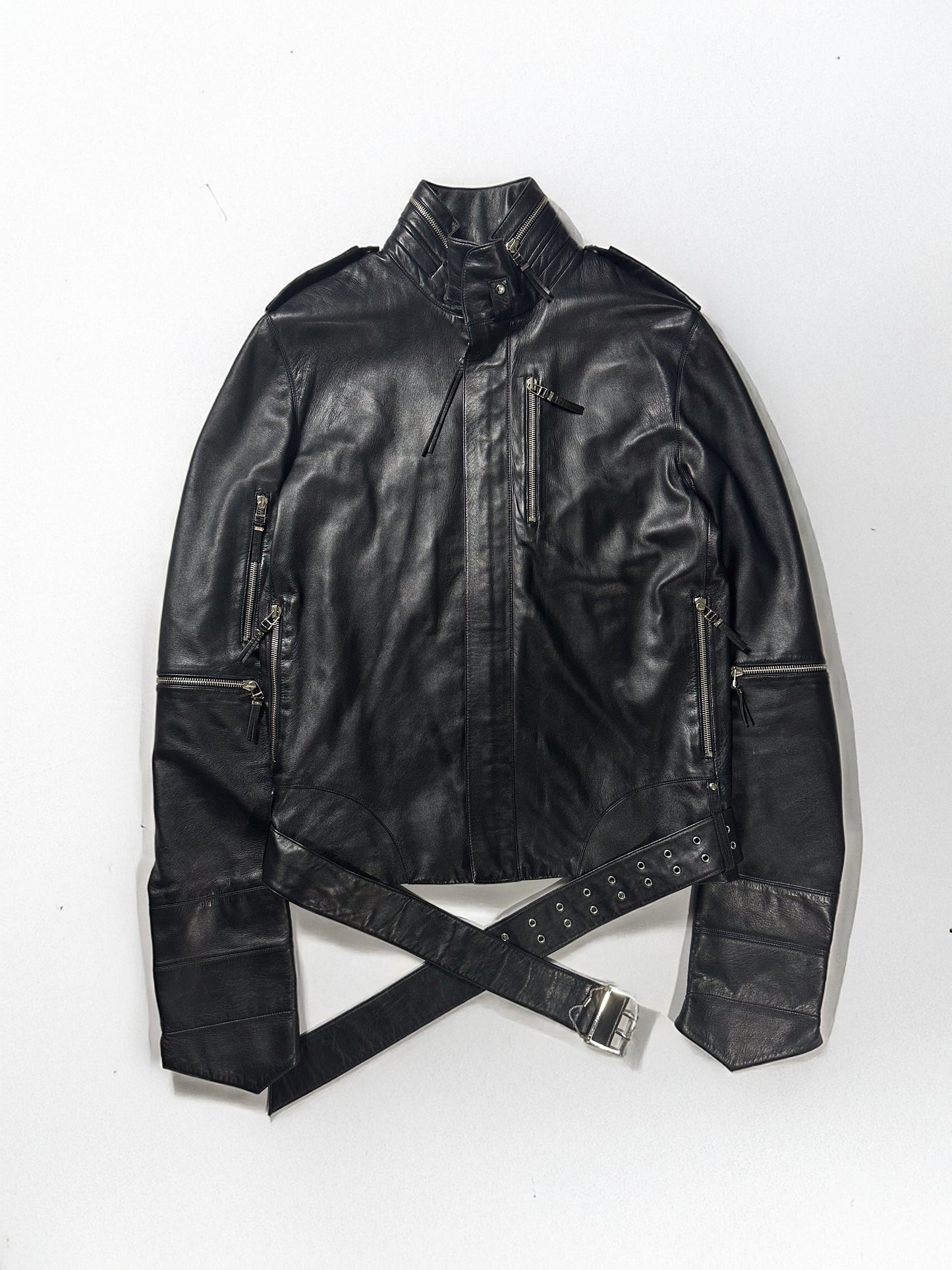 Dior Homme SS03 Moto Biker Leather Jacket