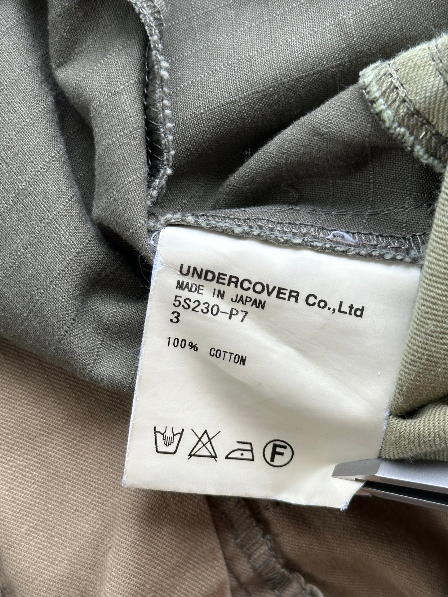 Undercover SS05 Reconstructed Military Cargo Pants