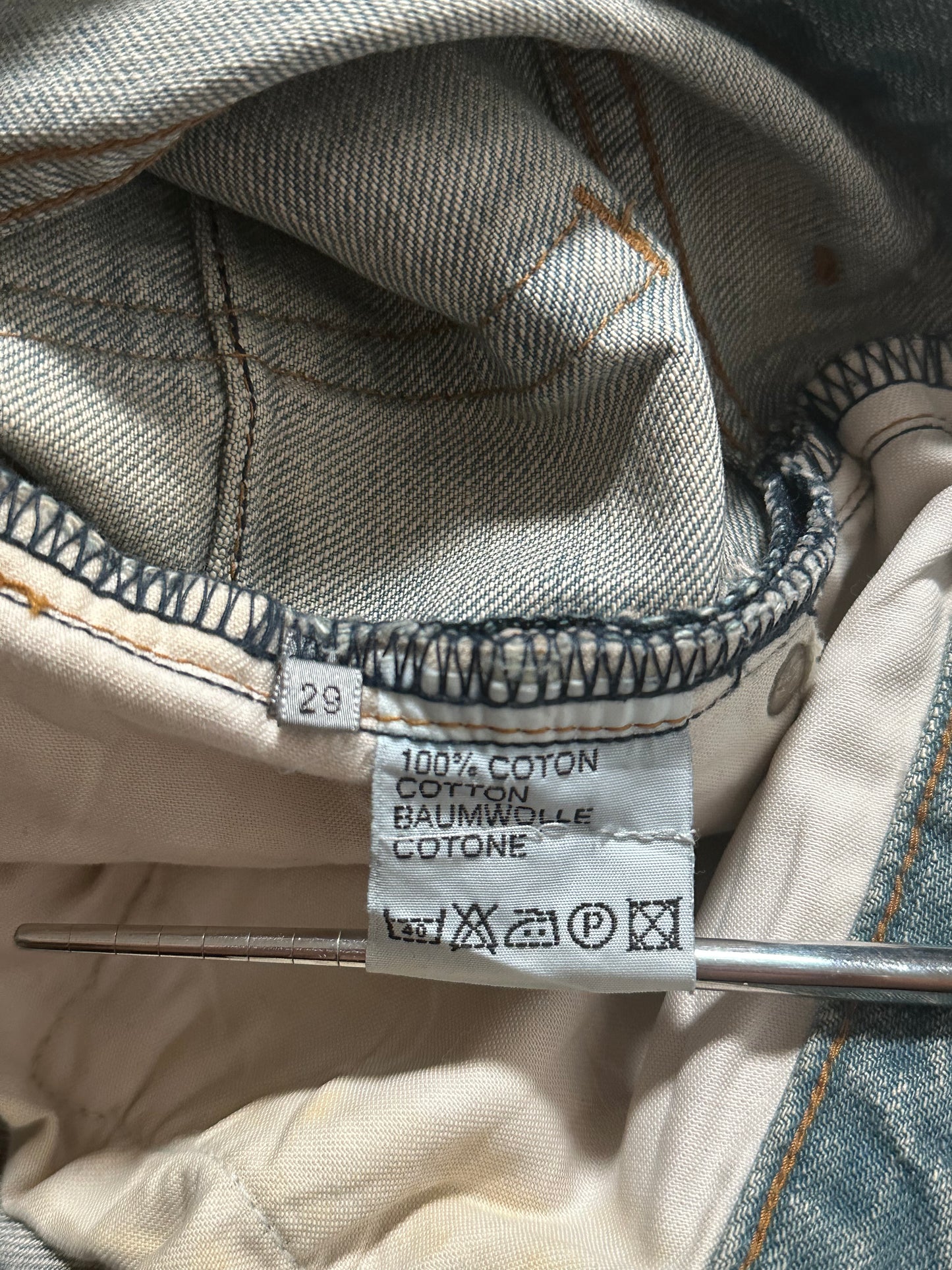 Dior Homme SS04 Dirty Waxed Bleu Claire Denim