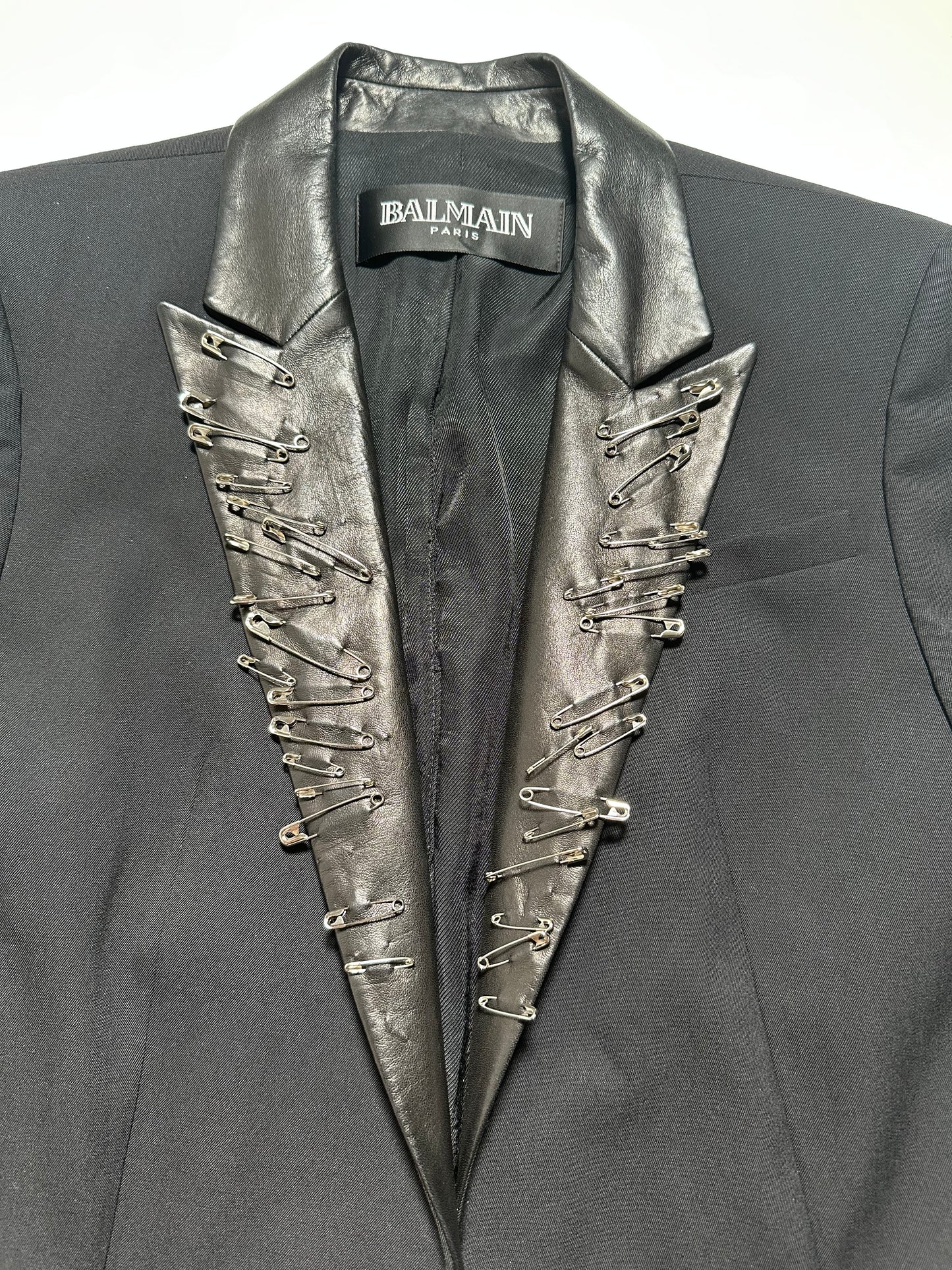 Balmain SS11 Safety Pin Blazer