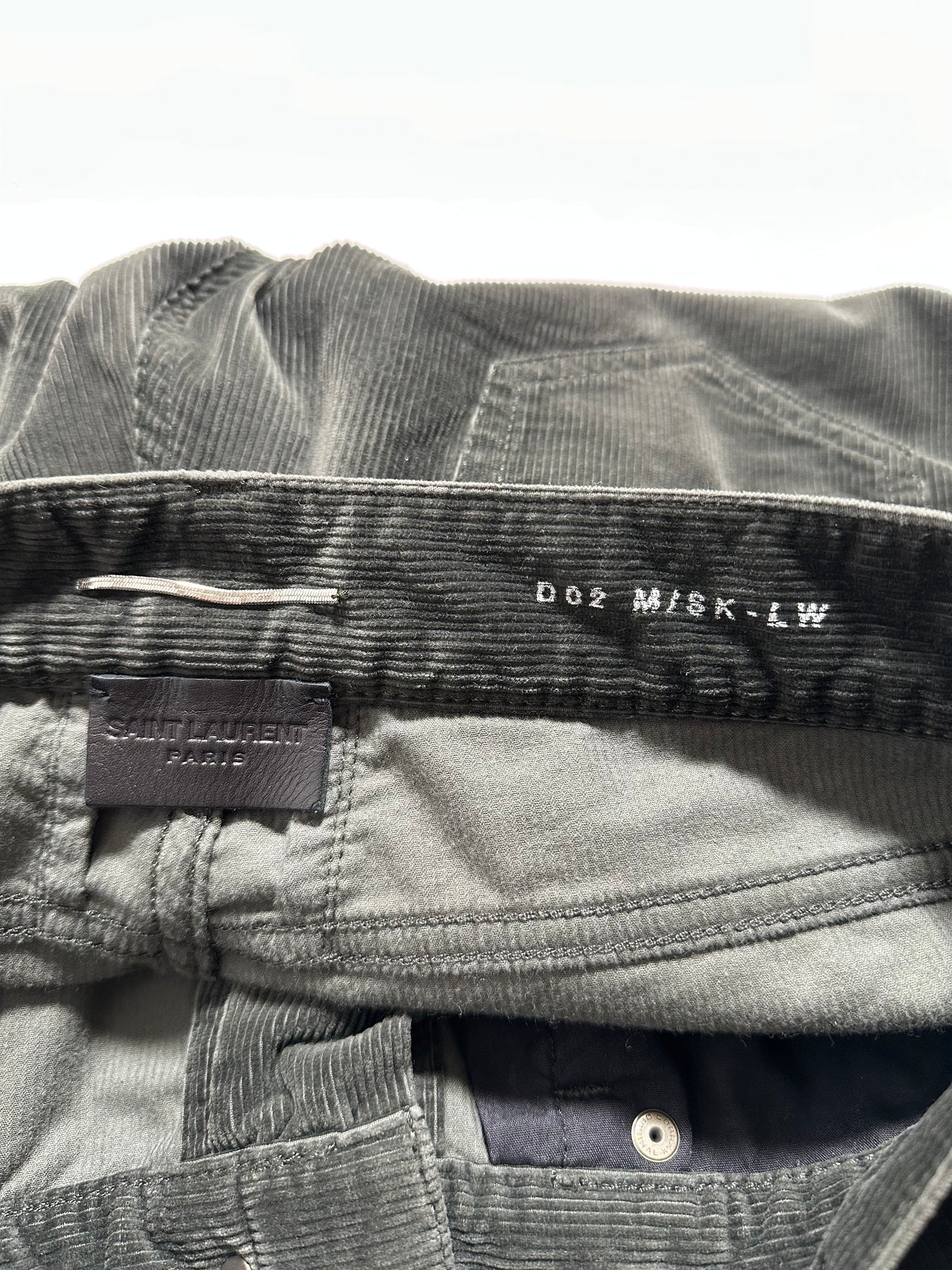 Saint Laurent FW15 D02 Corduroy Pants