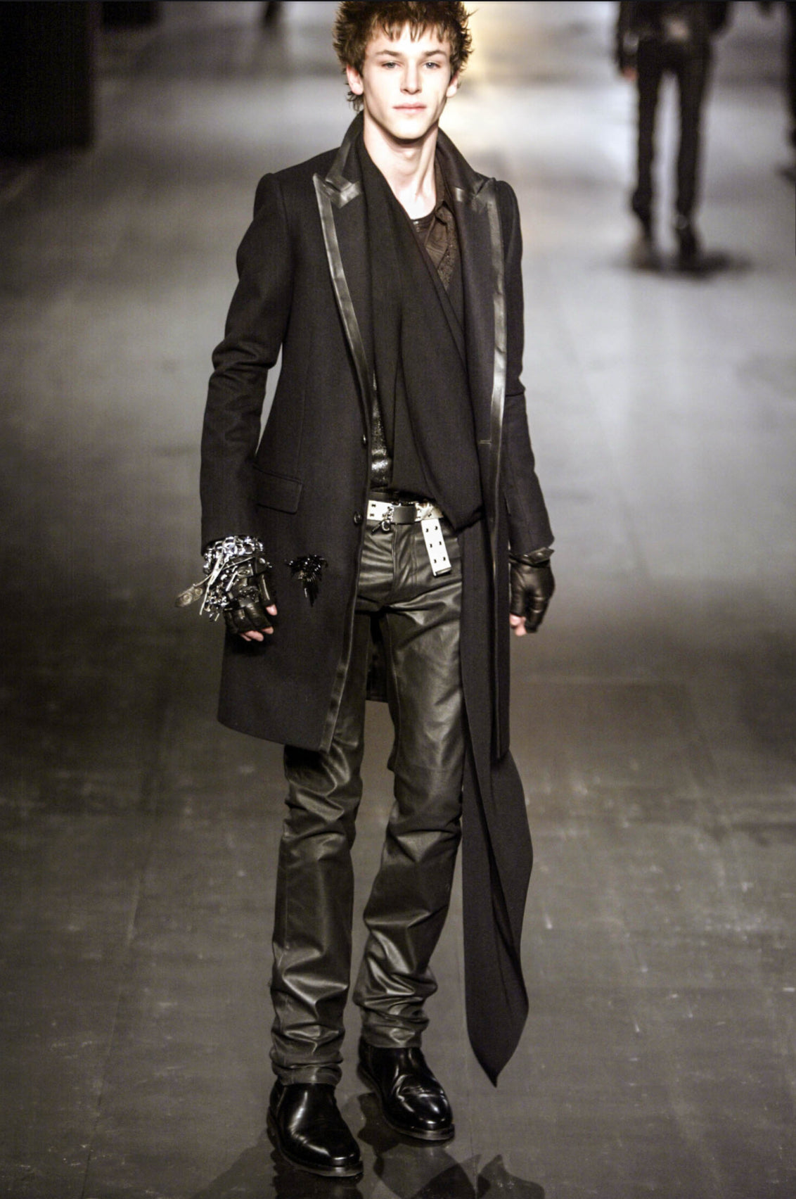 Dior Homme AW03 PVC Coated Luster Denim