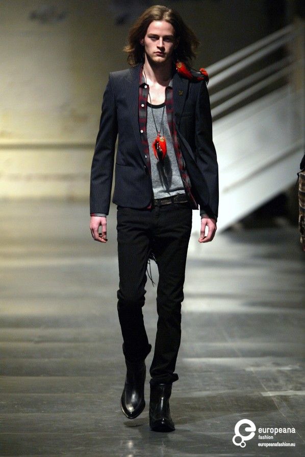 Number (N)ine AW05 THS Runway Pinstripe Blazer