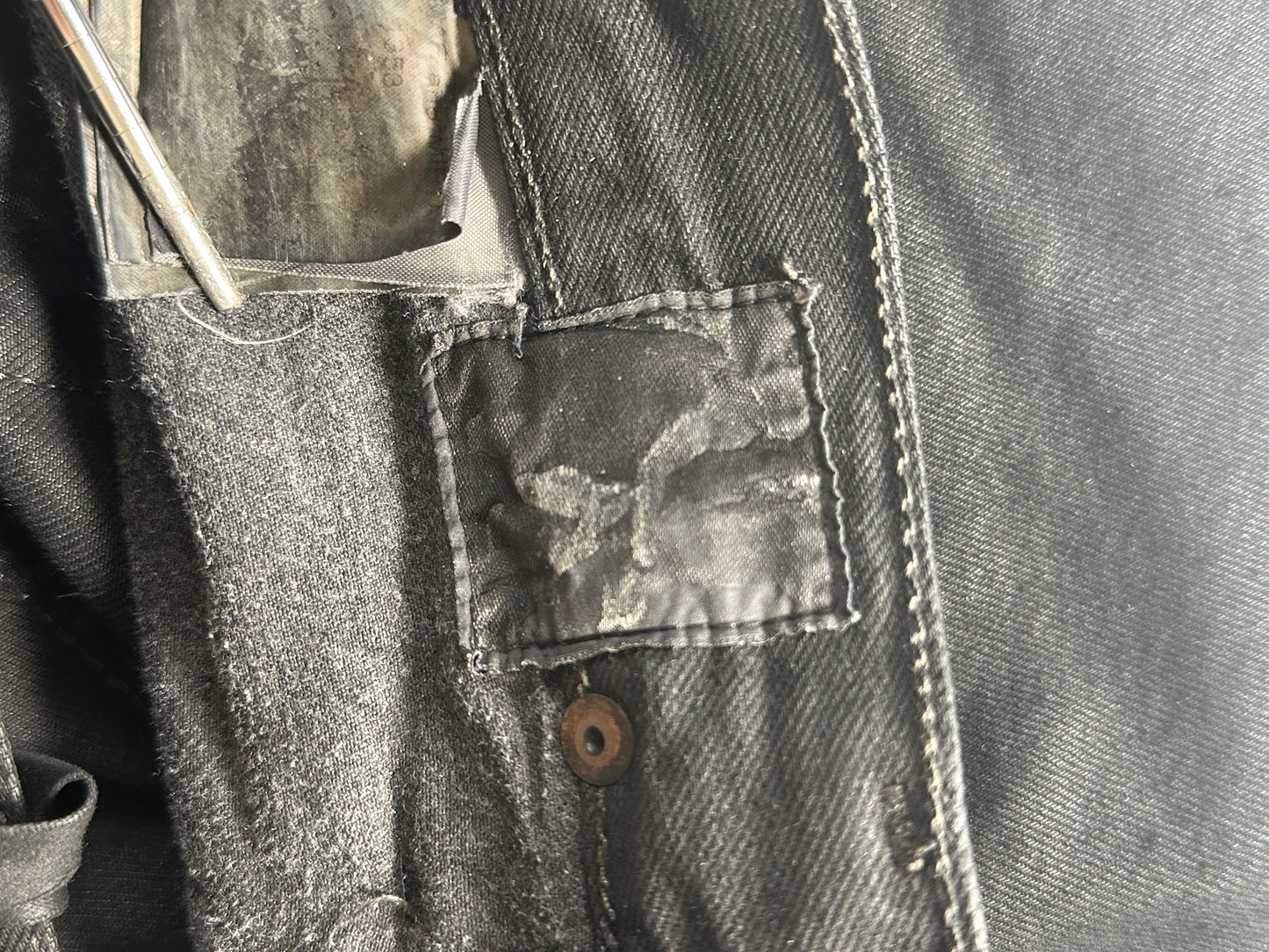 Rick Owens AW08 Waxed Detroit Denim