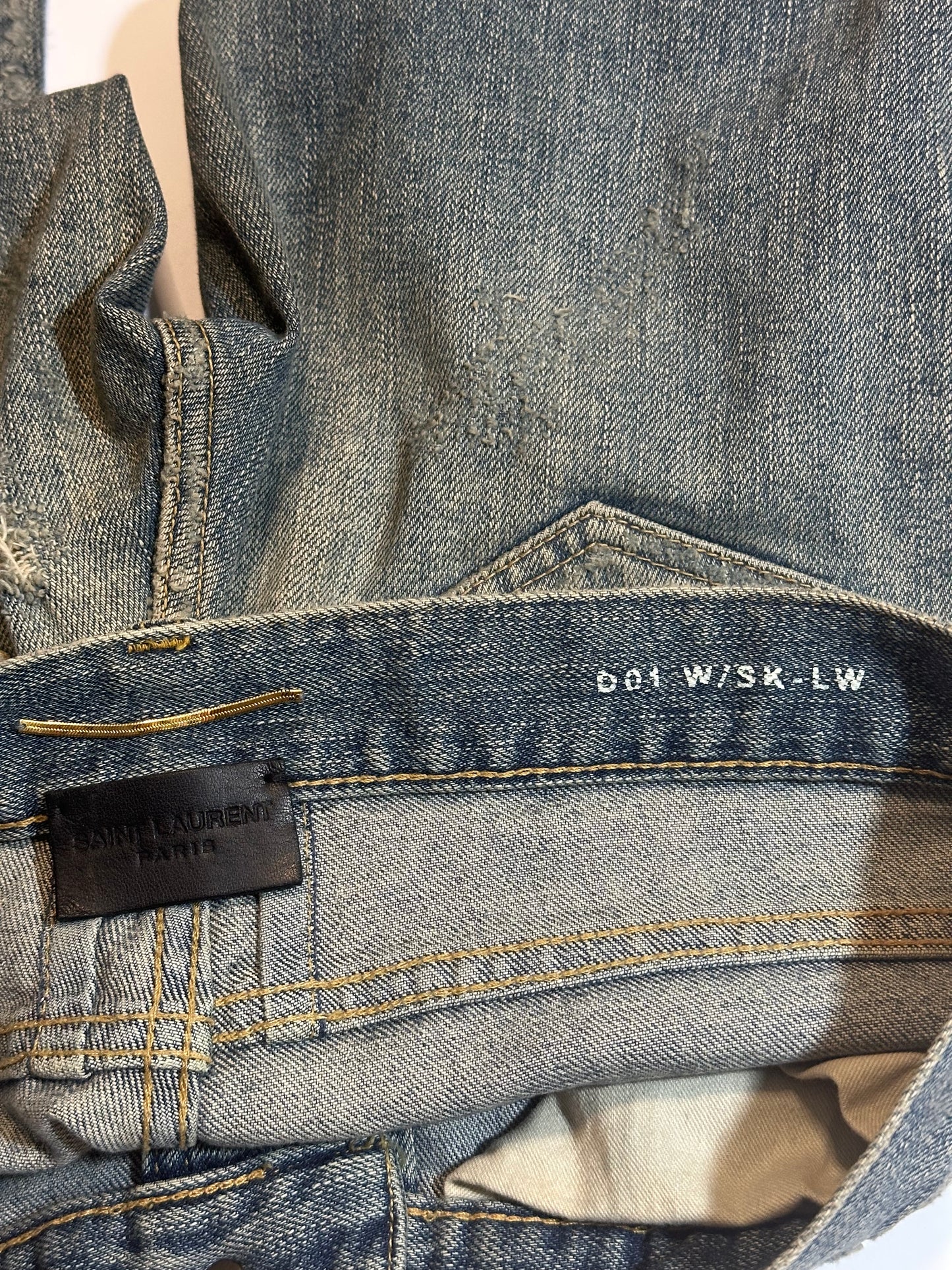 Saint Laurent Paris FW13 Chain Denim