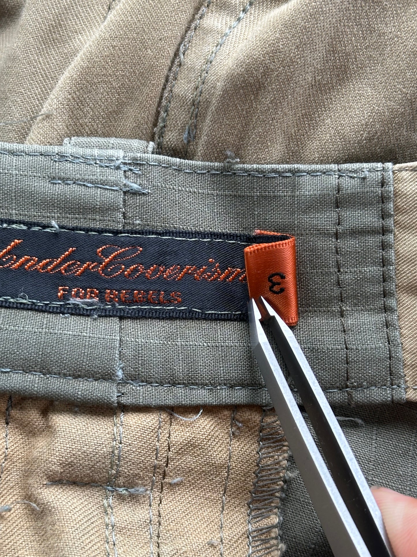 Undercover SS05 Reconstructed Military Cargo Pants