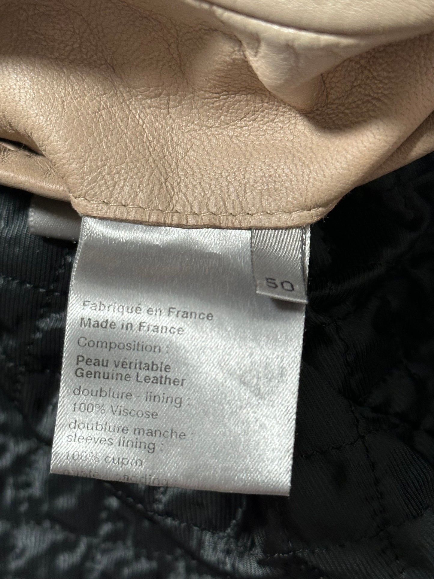 Dior Homme AW05 L Zip Leather Jacket