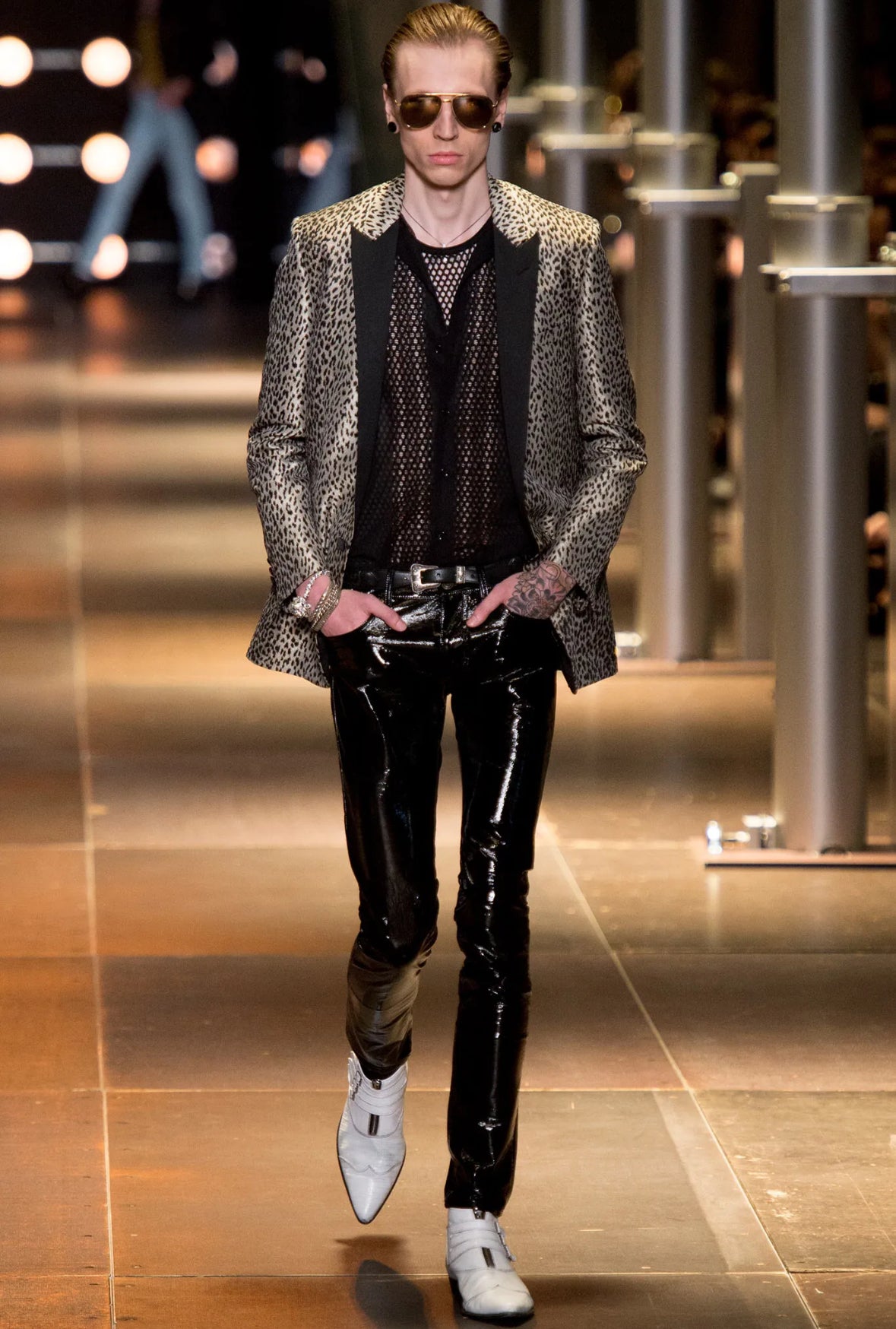 Saint Laurent Paris SS14 Runway Western Belt