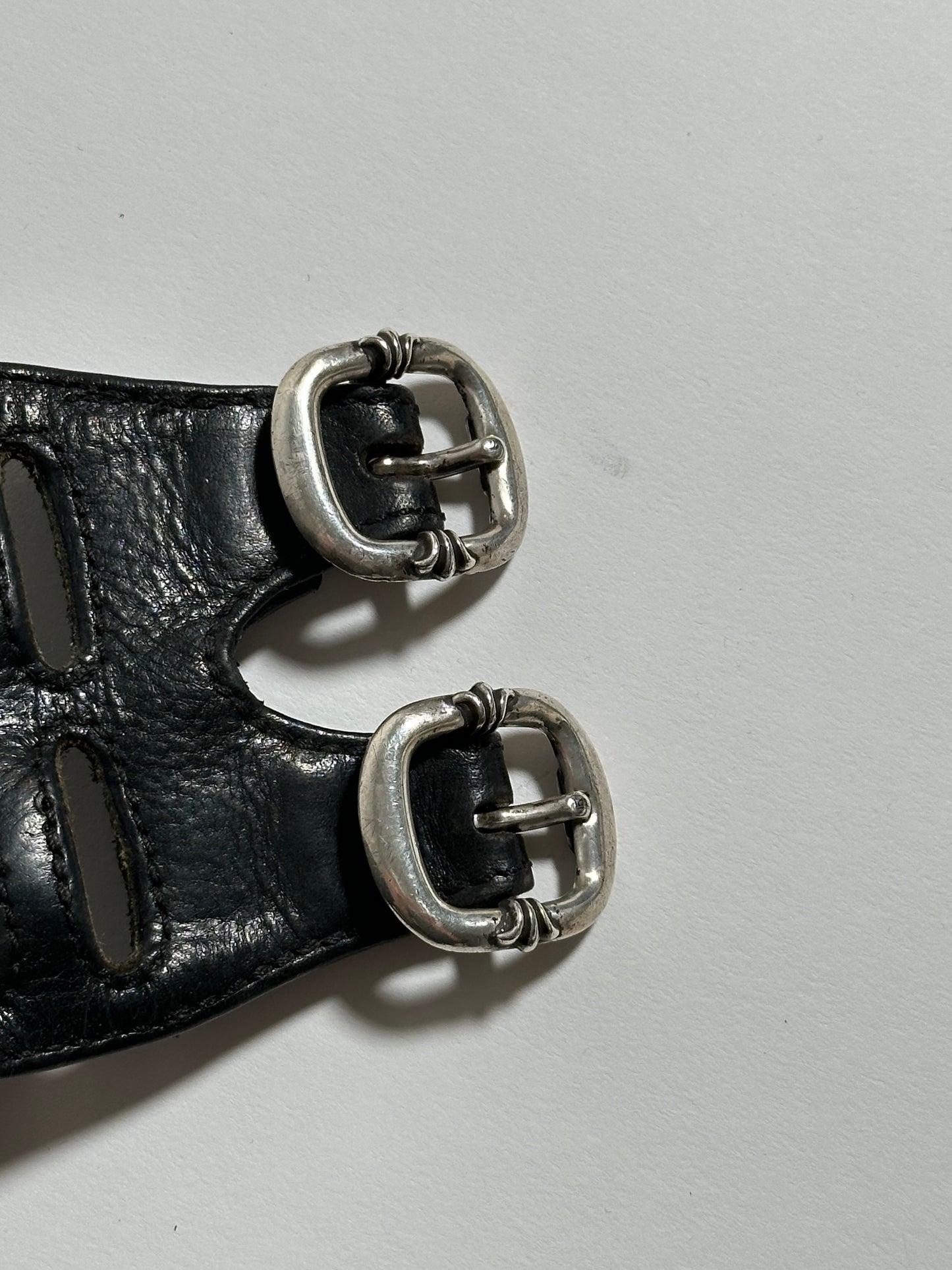 Chrome Hearts Leather Double Gunslinger Bangle