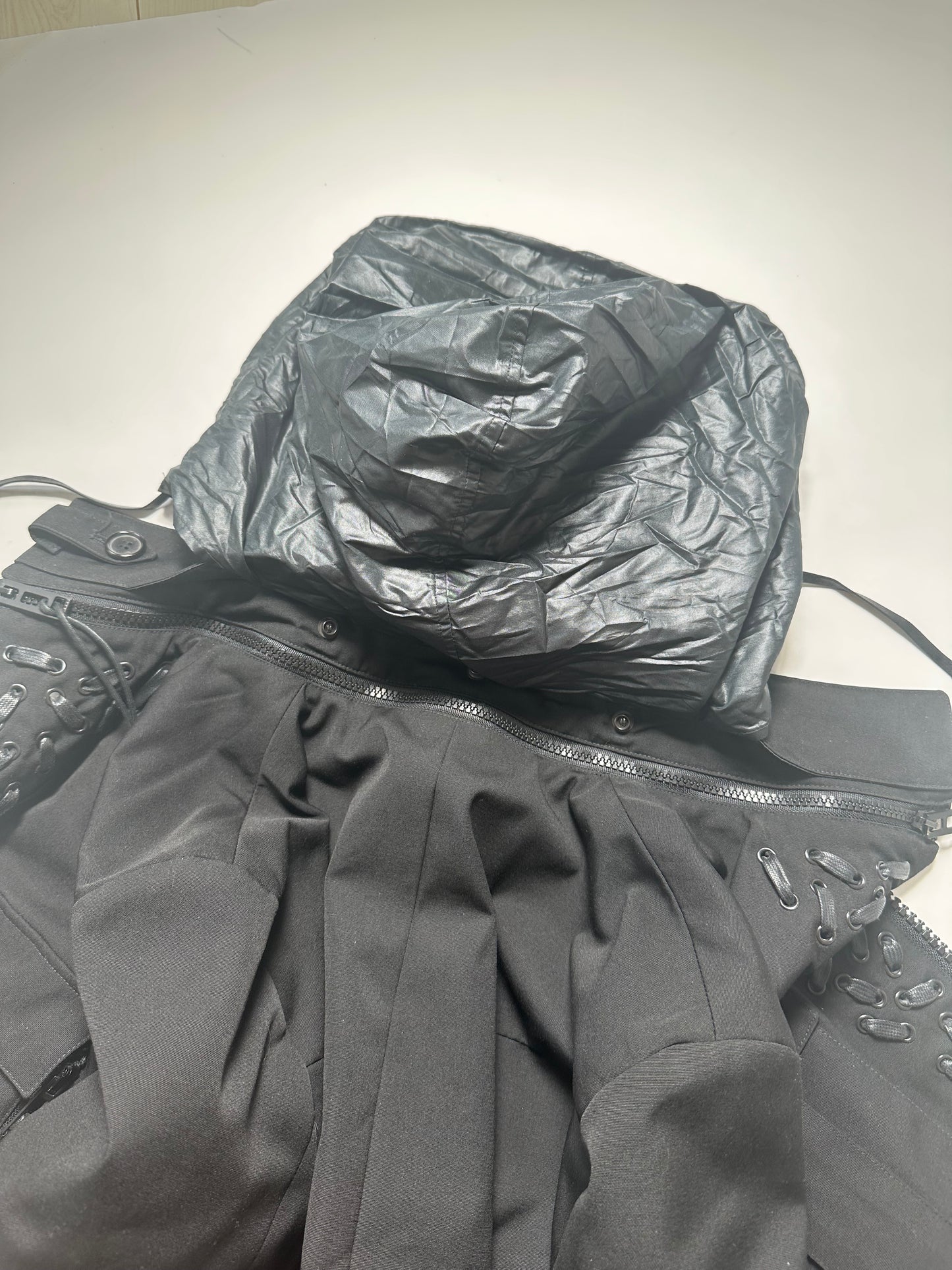 Dior Homme SS04 Strip Laced Convertible Military Jacket