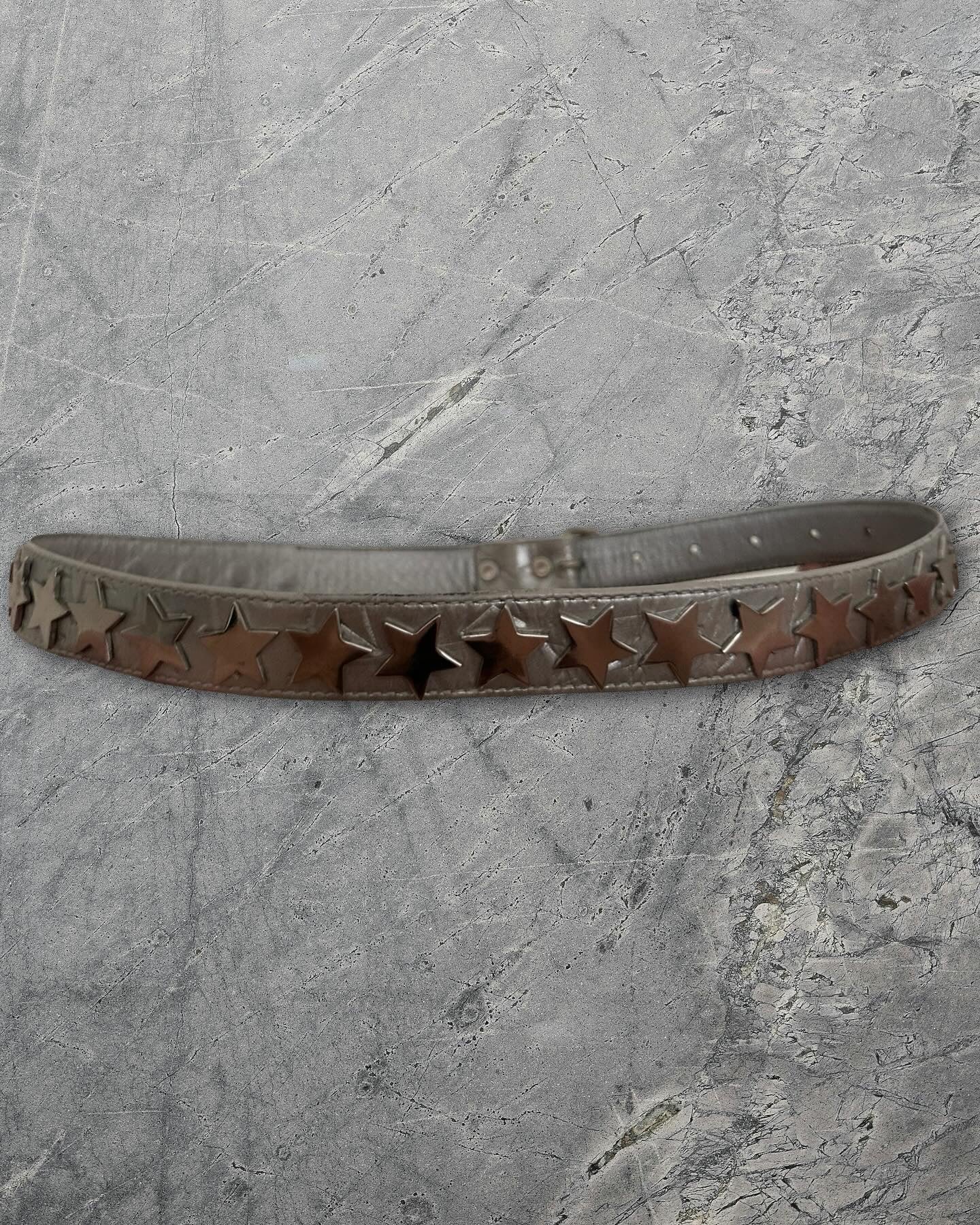 Undercover AW2000 Melting Pot Stars Studded Belt