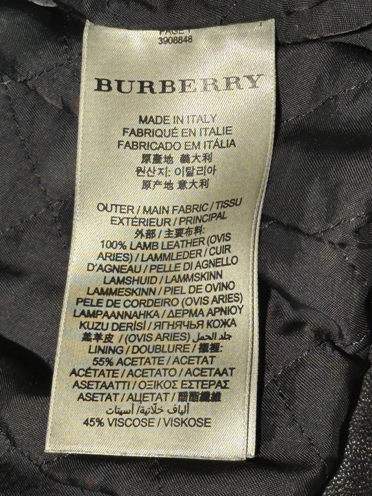 Burberry Brit 2011 Iconic Biker Jacket