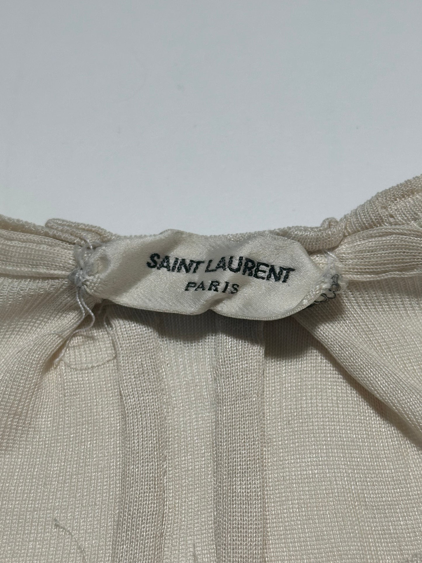 Saint Laurent Paris SS16 Star Embroidery Shirt